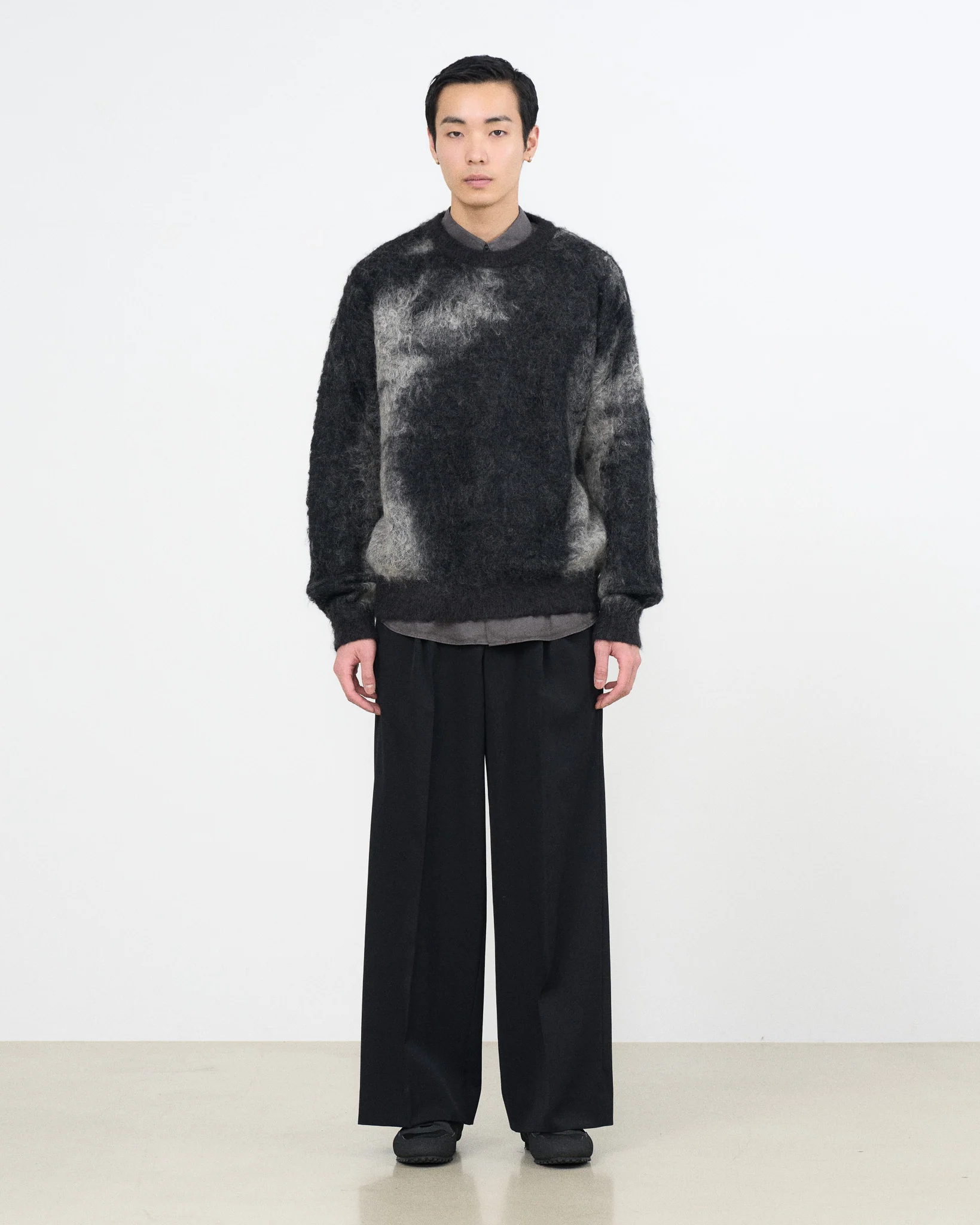 YOKE×Graphpaper Fulled Wool 3pleated Wide-Leg Trousers - Image 11