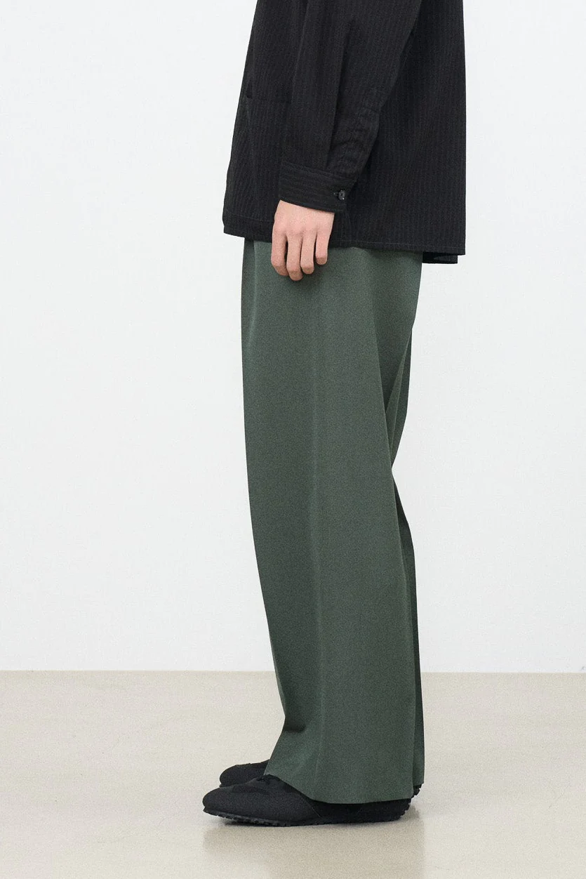 YOKE×Graphpaper Fulled Wool 3pleated Wide-Leg Trousers - Image 3