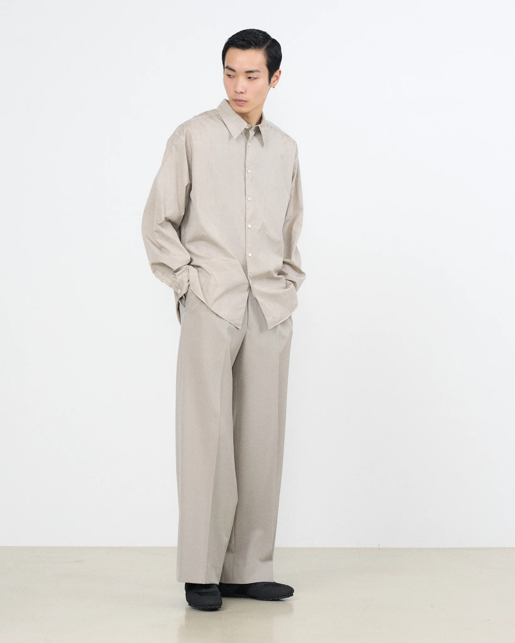 YOKE×Graphpaper Fulled Wool 3pleated Wide-Leg Trousers - Image 8