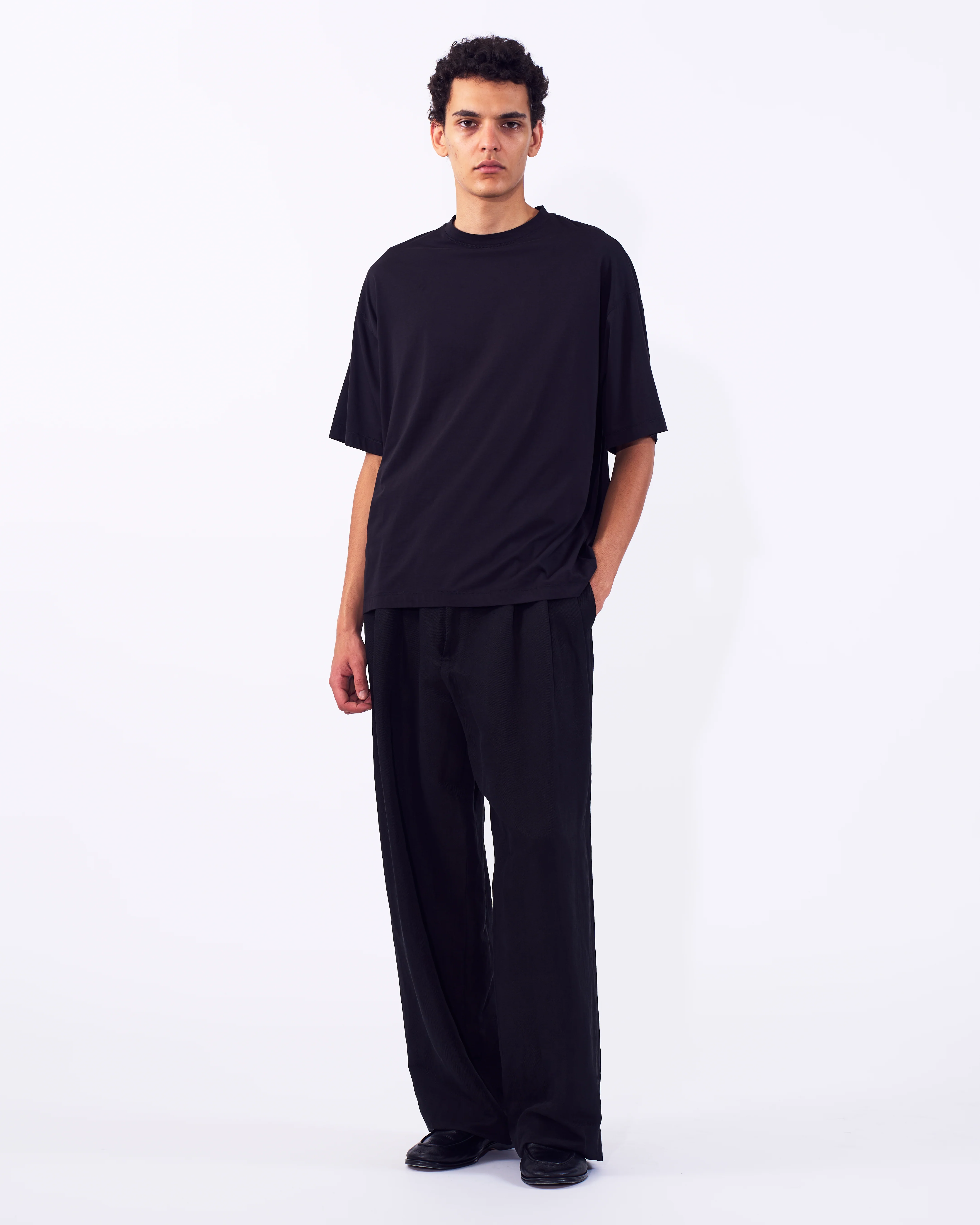 46G Suvin Cotton YOKE T-shirt - Image 3