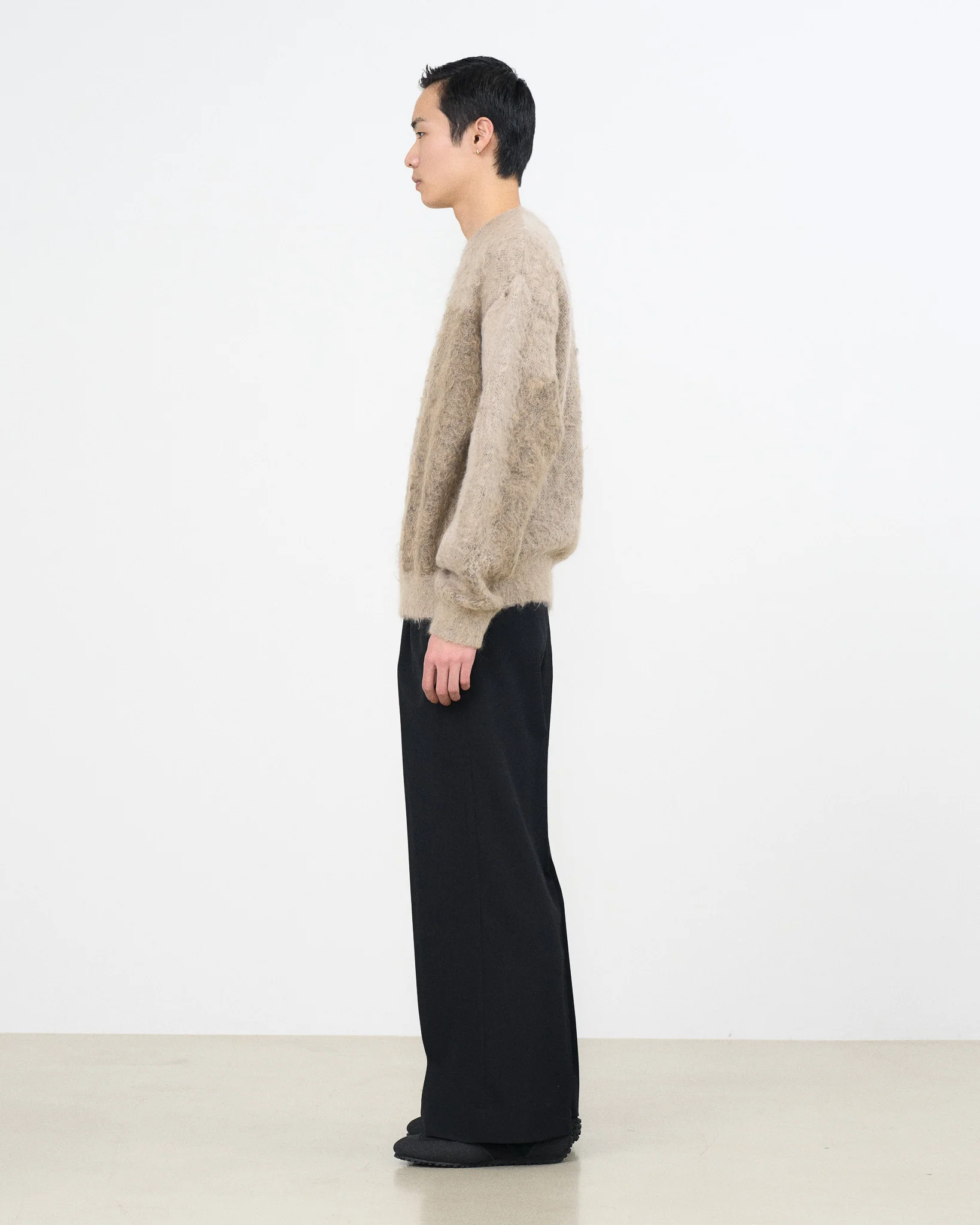 YOKE×Graphpaper Kid Mohair Abstract Jacquard Sweater - Image 9