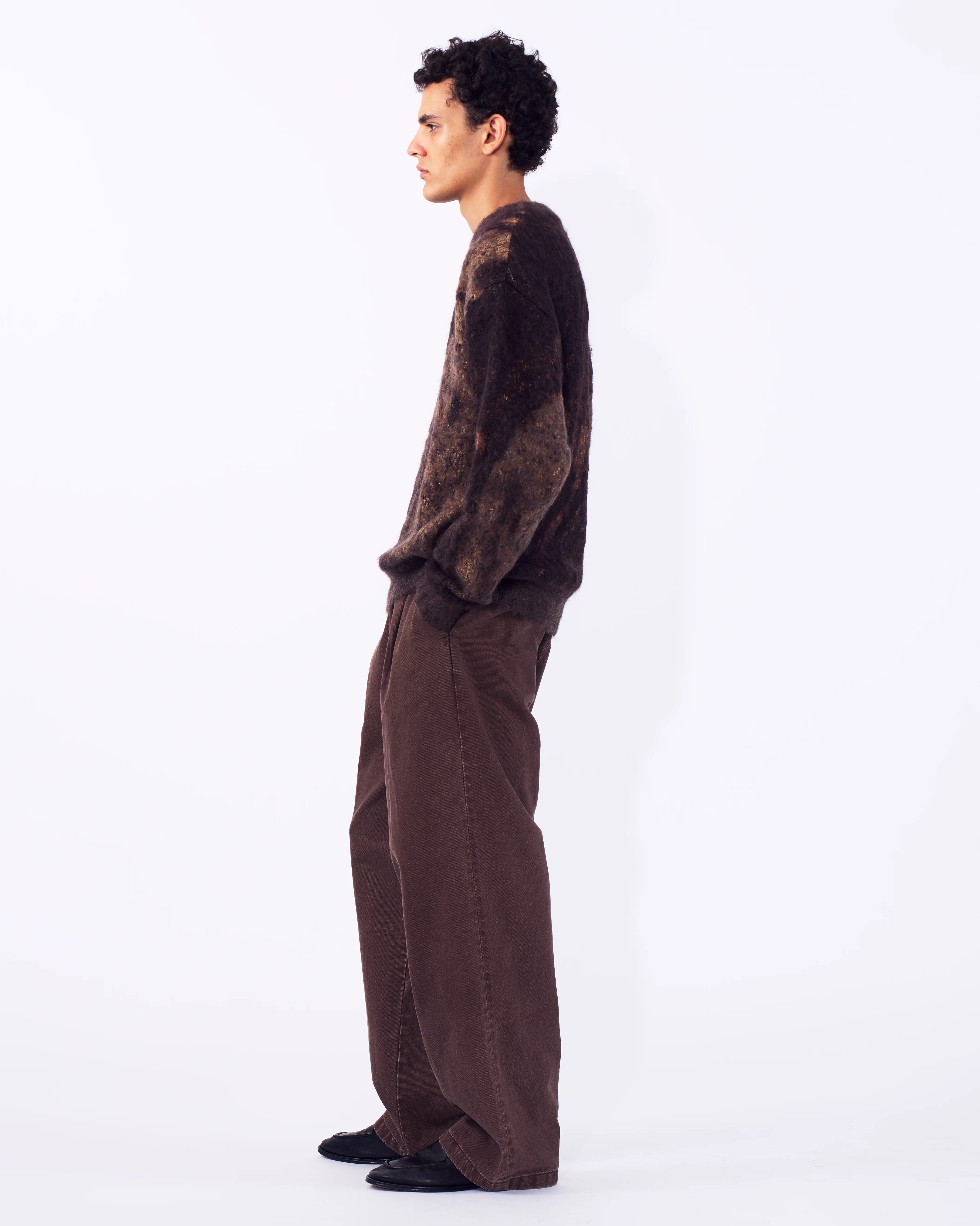 Abstract Jaquard Mohair Sweater - Image 4