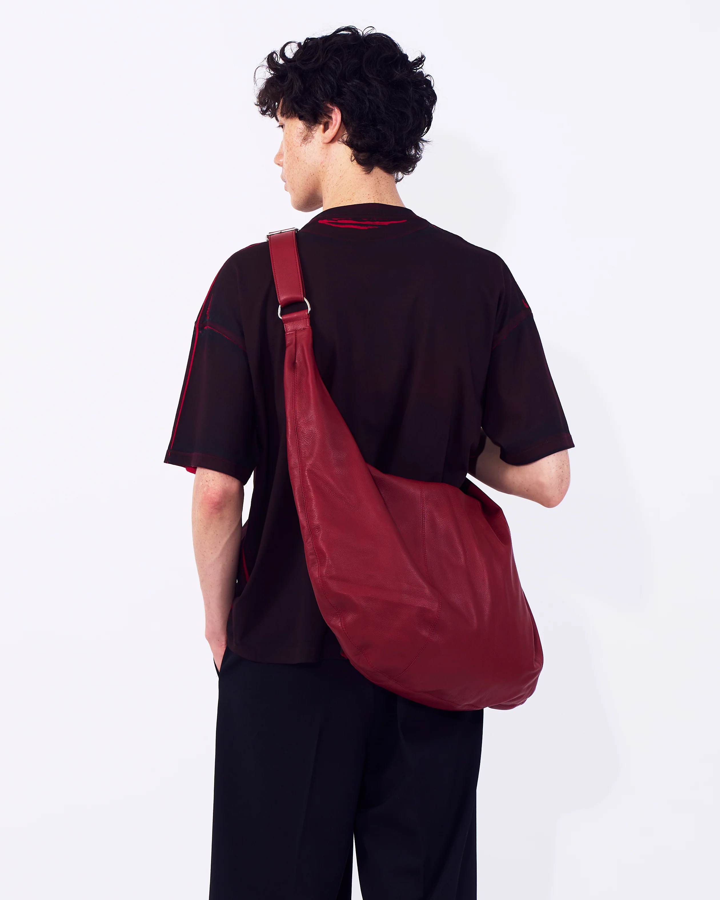 Carf Leather Circle Bag - Image 10