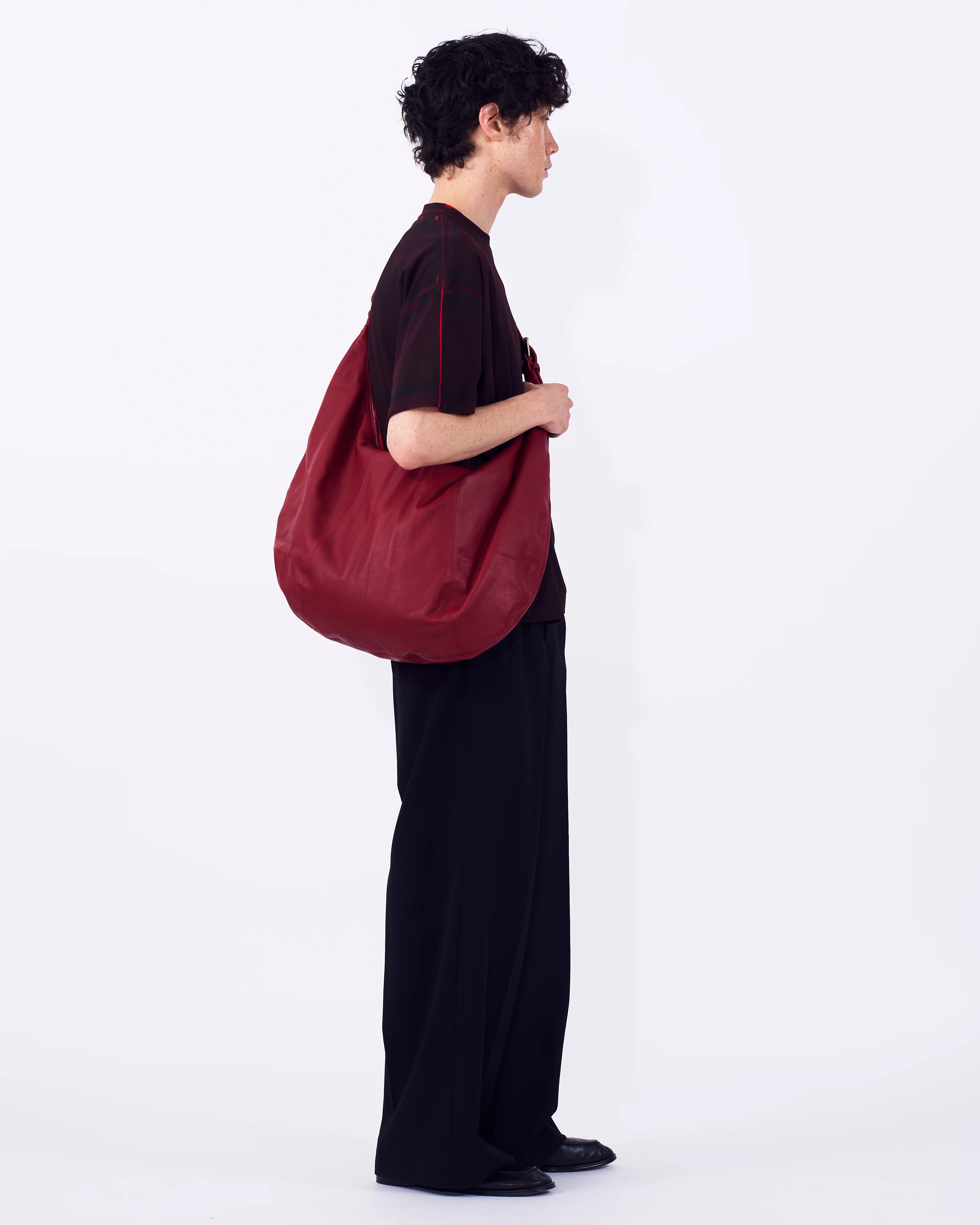 Carf Leather Circle Bag - Image 11