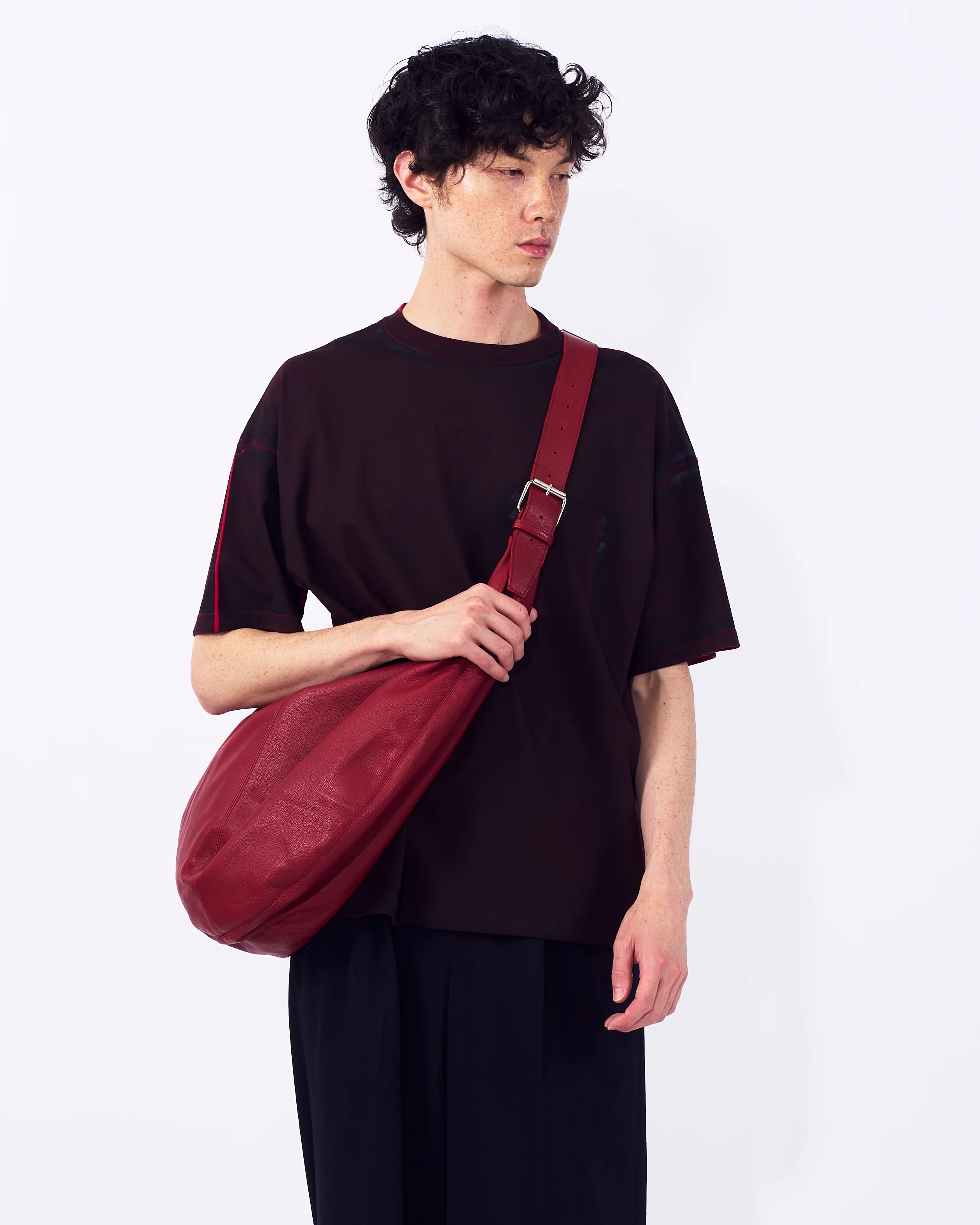 Carf Leather Circle Bag - Image 9