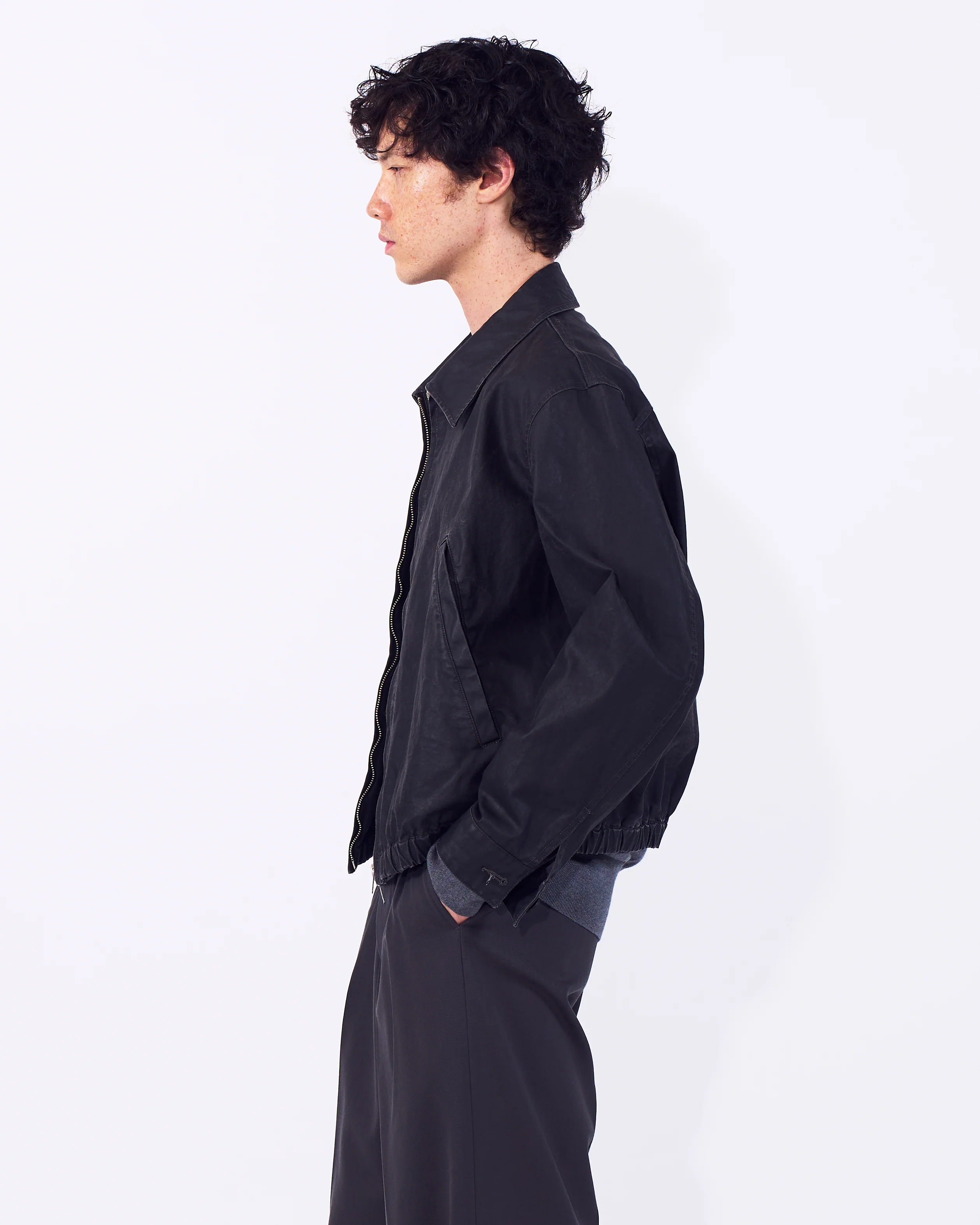 Coating Cotton Drizzler Jacket - Image 3