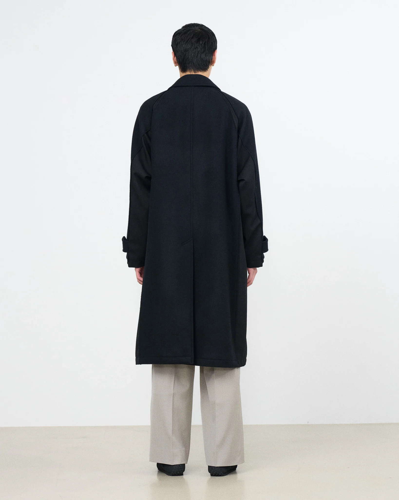 YOKE×Graphpaper Melton / gabadine Connected Bal Collar Coat - Image 10