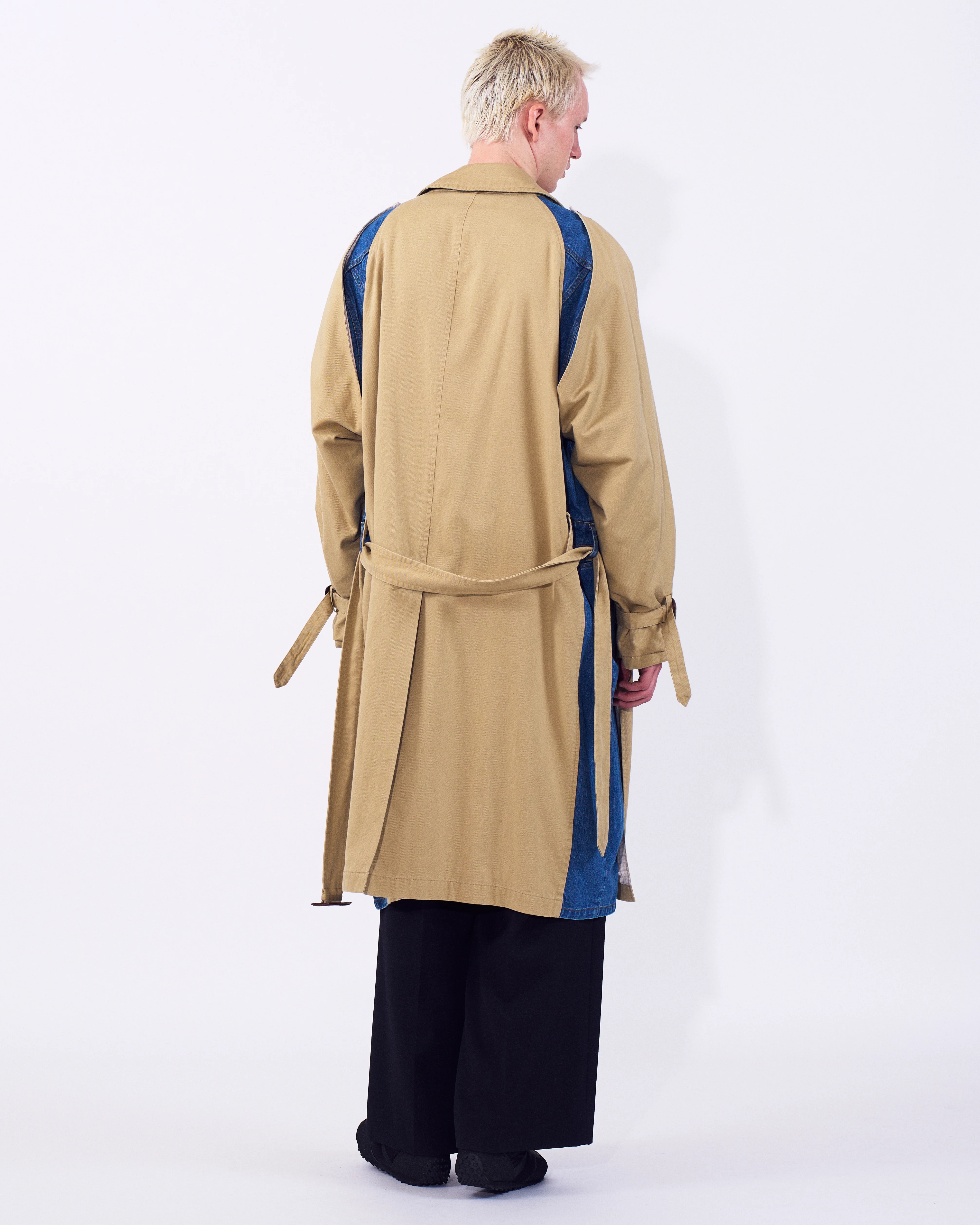 Connected Trench&Denim Coat - Image 4