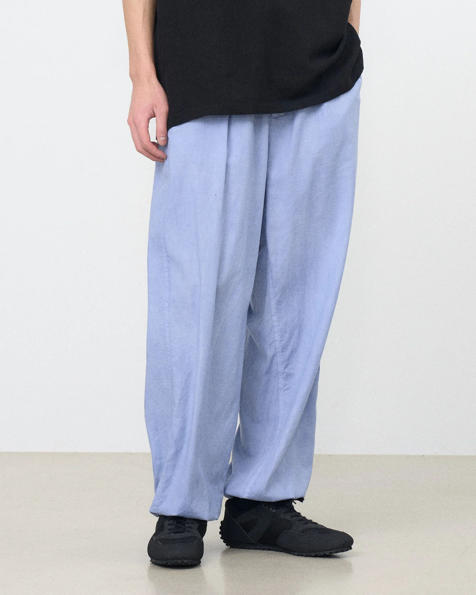Cotton Silk Twill Garment-Dyed Easy Pants - Image 10