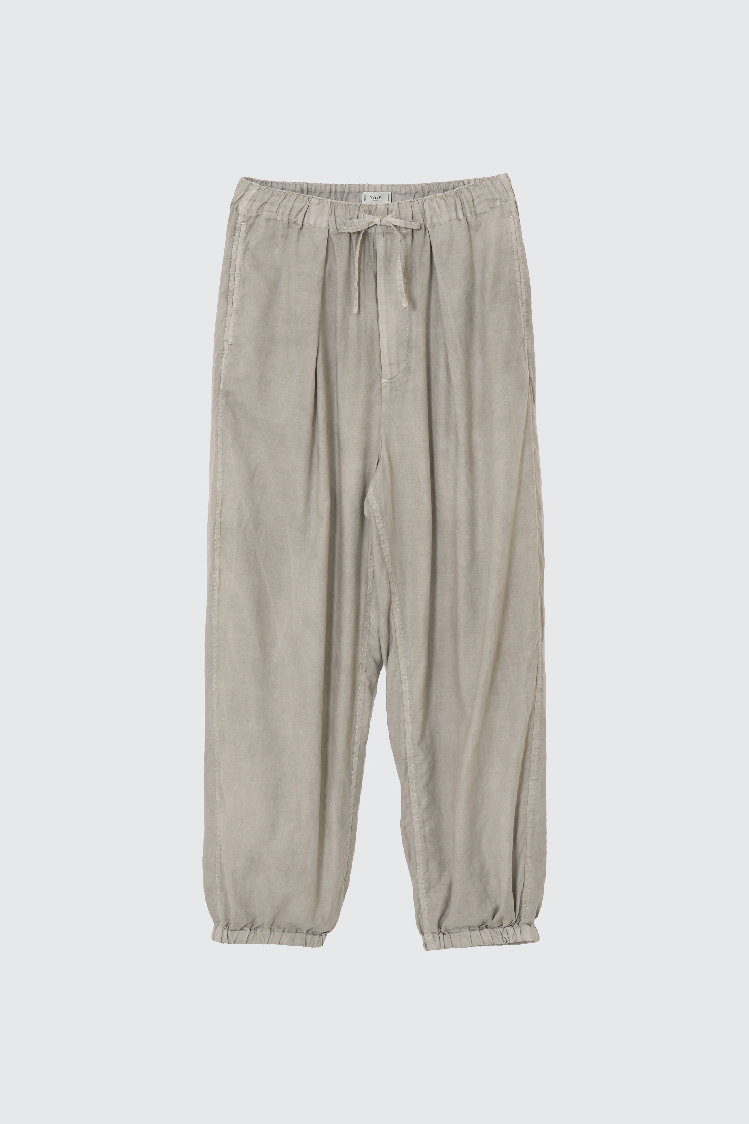 Cotton Silk Twill Garment-Dyed Easy Pants - Image 5
