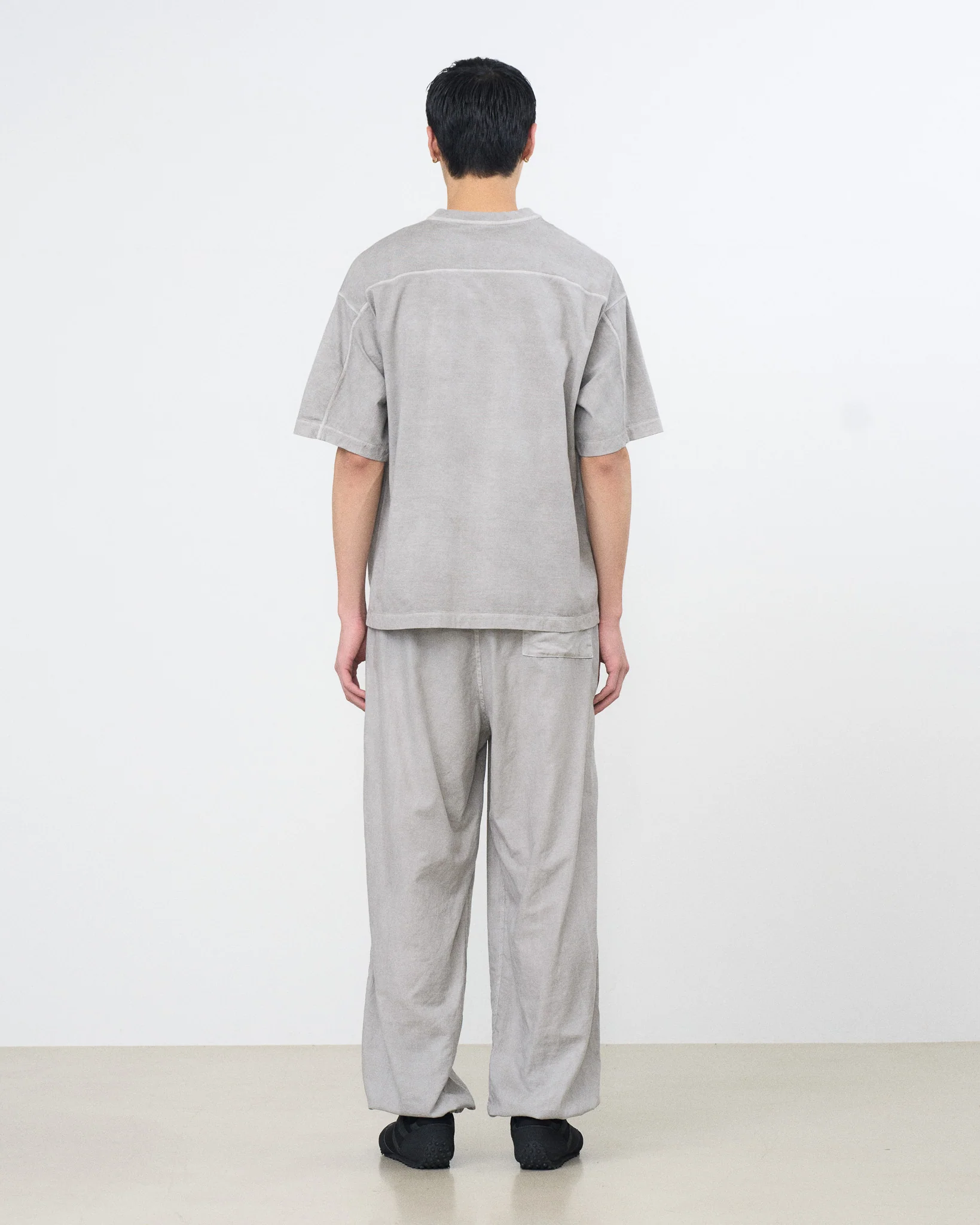 Cotton Silk Twill Garment-Dyed Easy Pants - Image 8