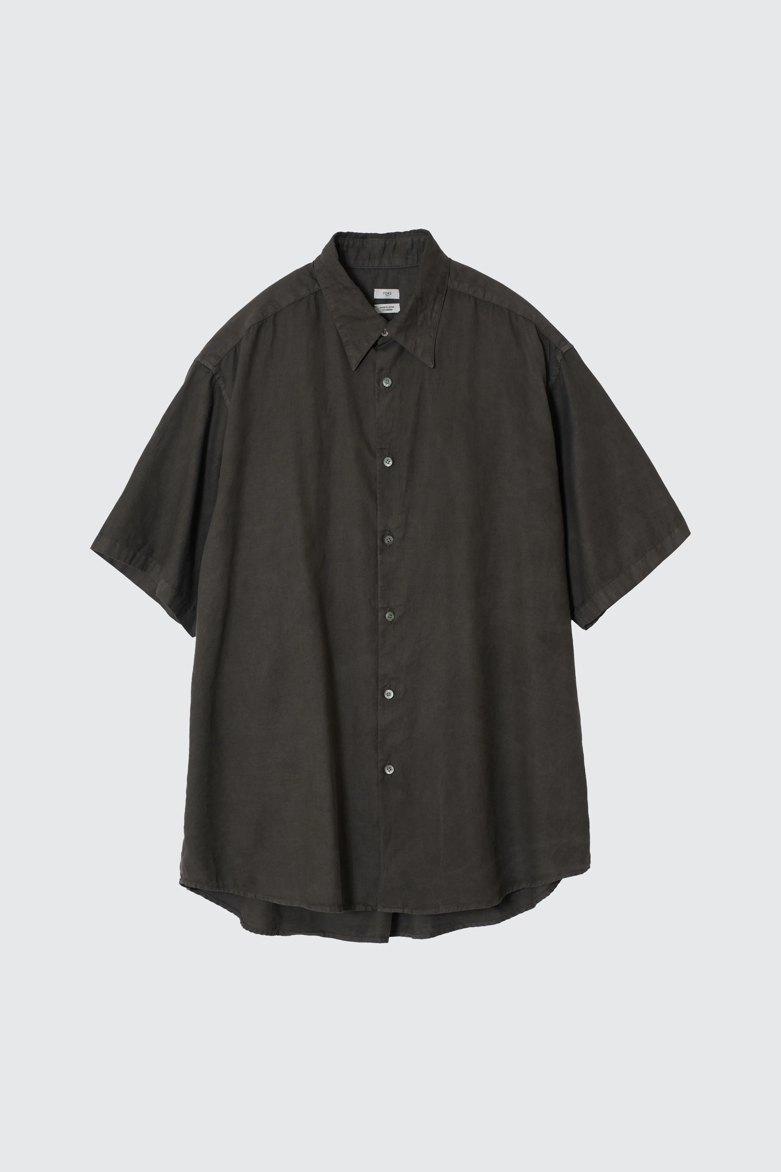 Cotton Silk Twill Garment-Dyed Loosed Shirt - Image 11
