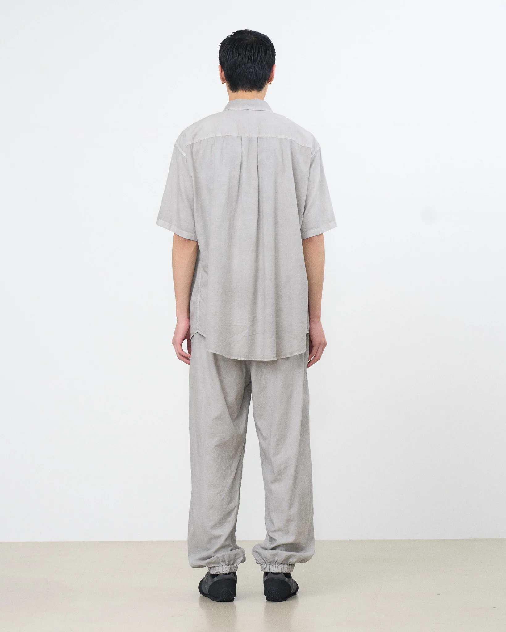 Cotton Silk Twill Garment-Dyed Loosed Shirt - Image 5