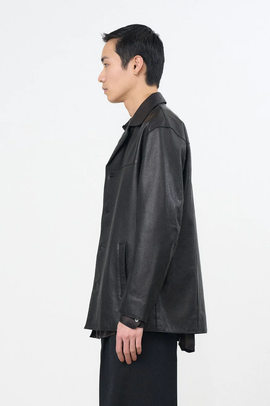 Exclusive Cow Leather Car Jacket - Image 3