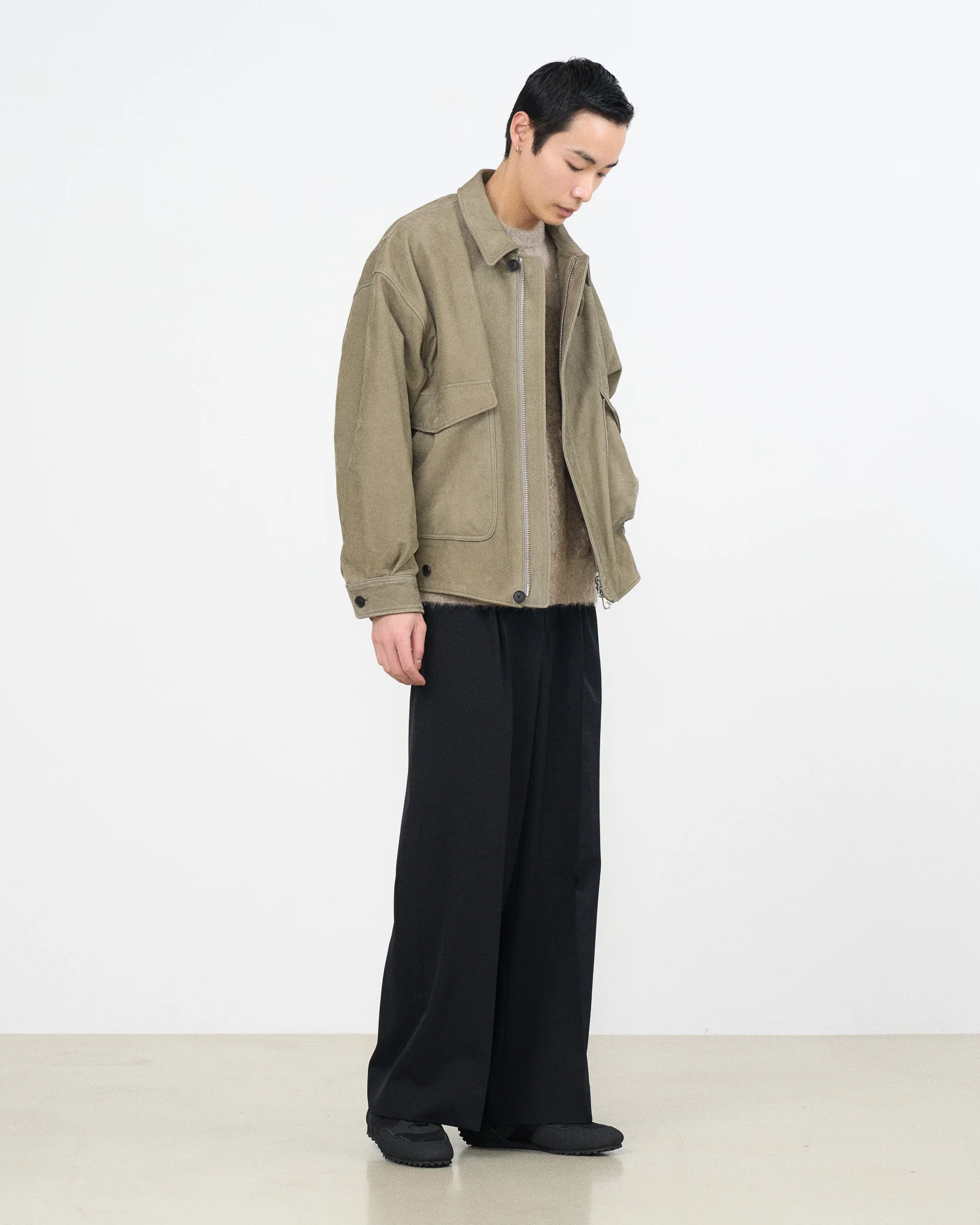 YOKE×Graphpaper Cow Nuback Leather Flight Jacket - Image 10