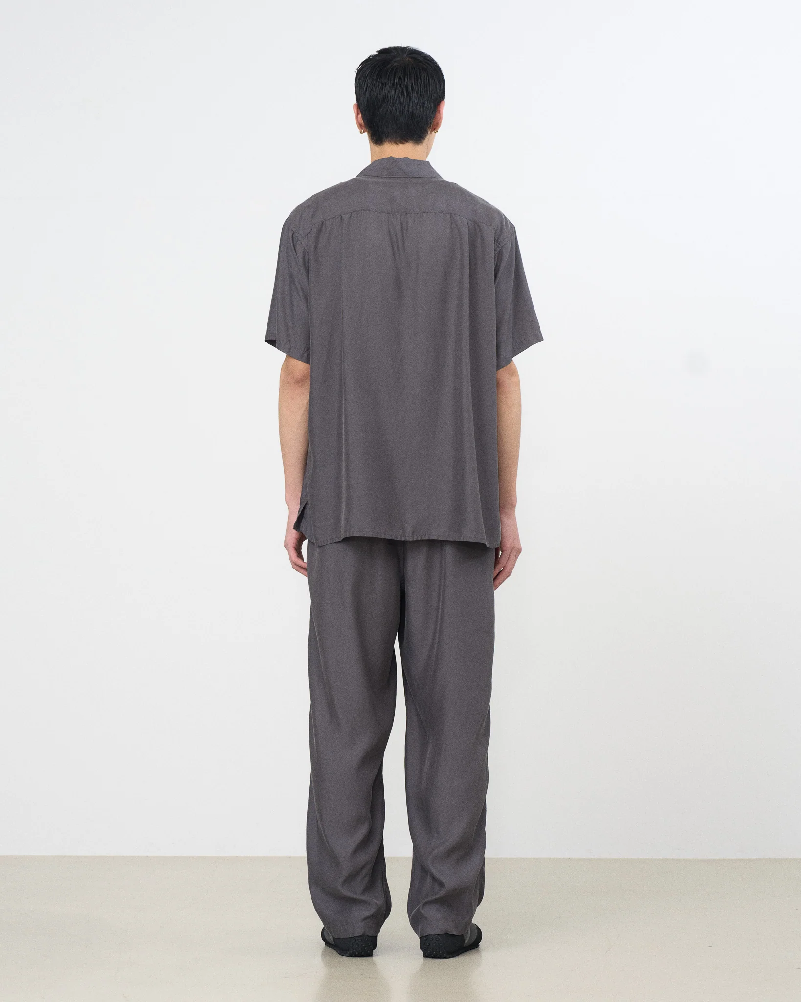 Cupro Polyester Washable Twill  Easy Pants - Image 12