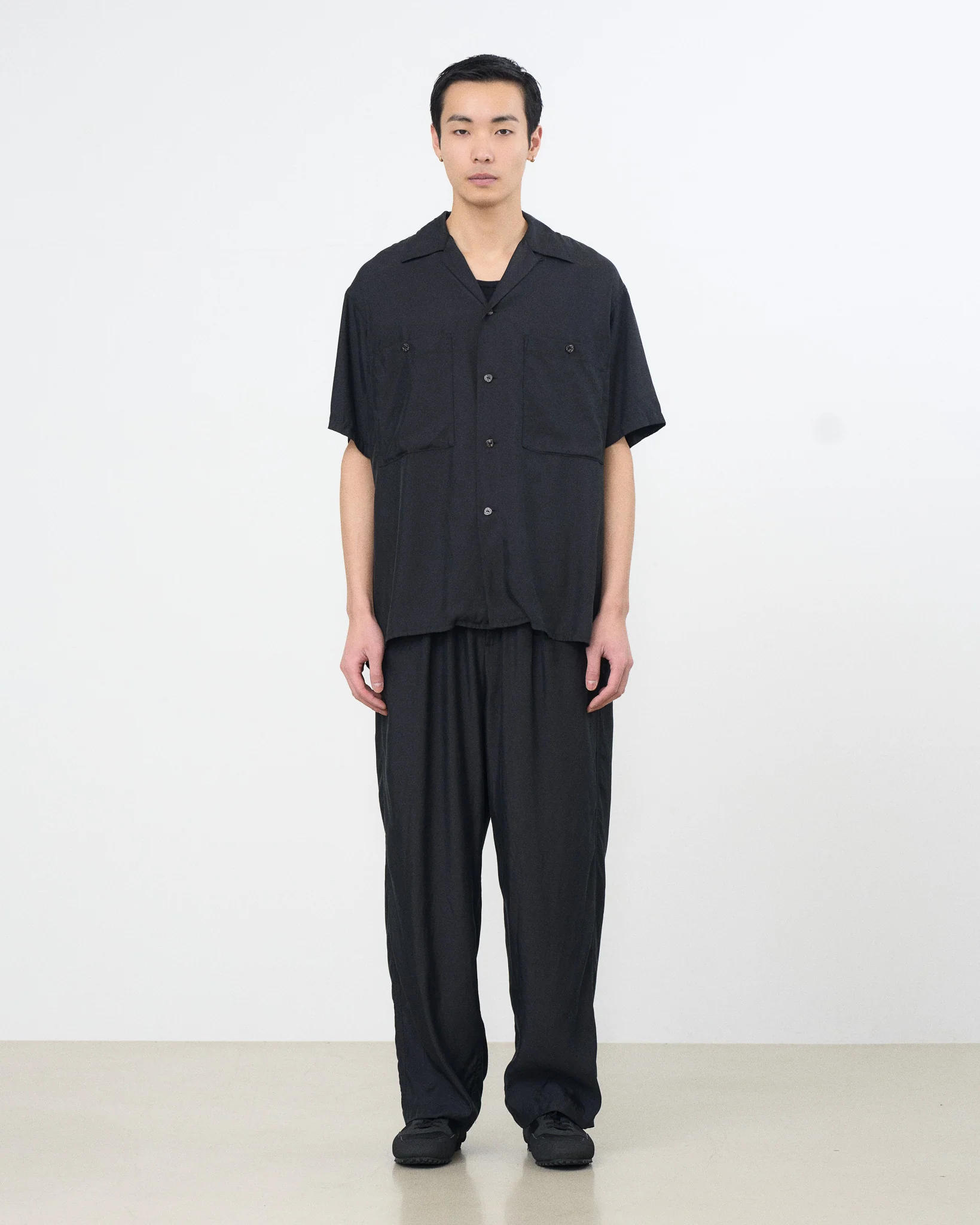 Cupro Polyester Washable Twill  Easy Pants - Image 2