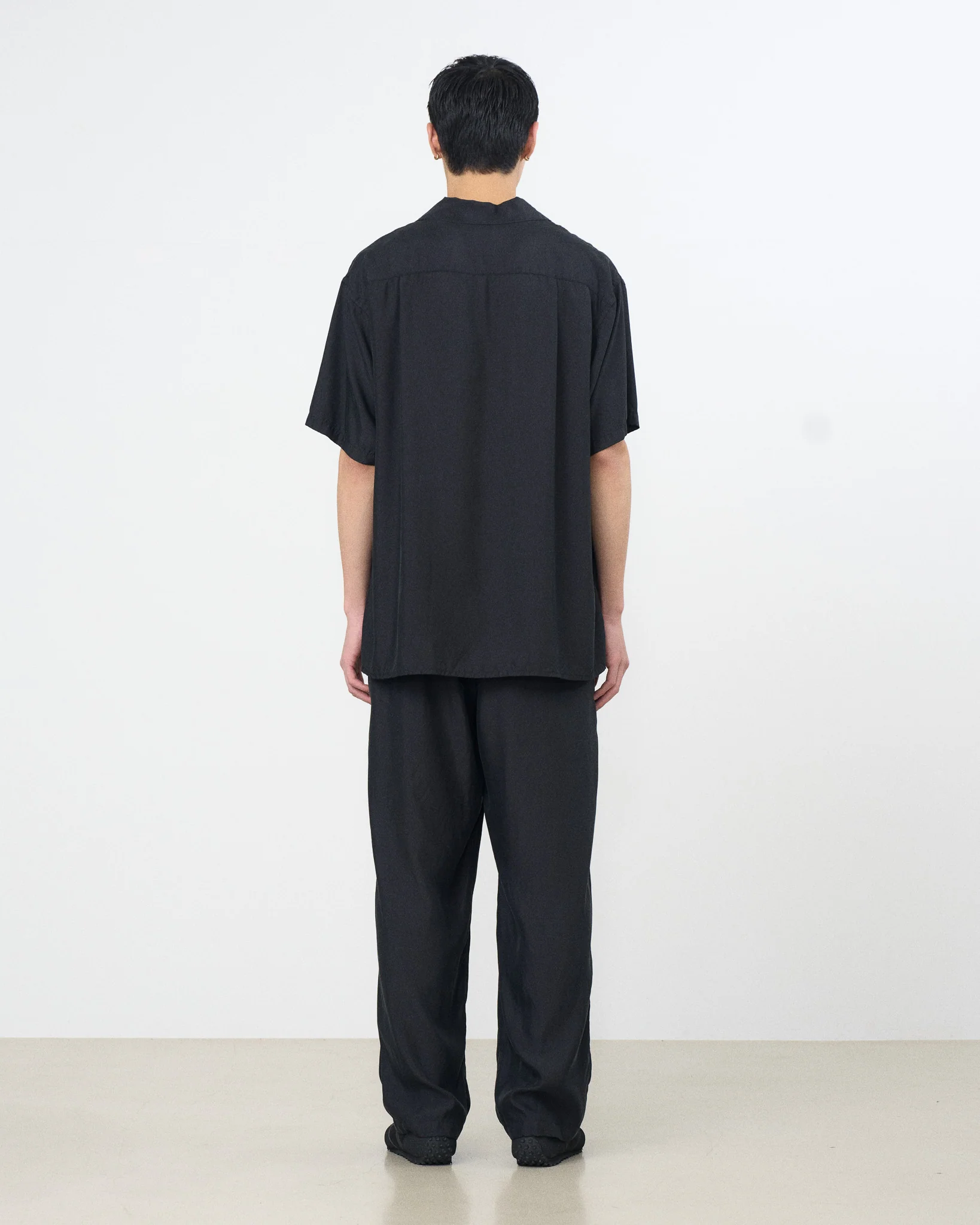 Cupro Polyester Washable Twill  Easy Pants - Image 4