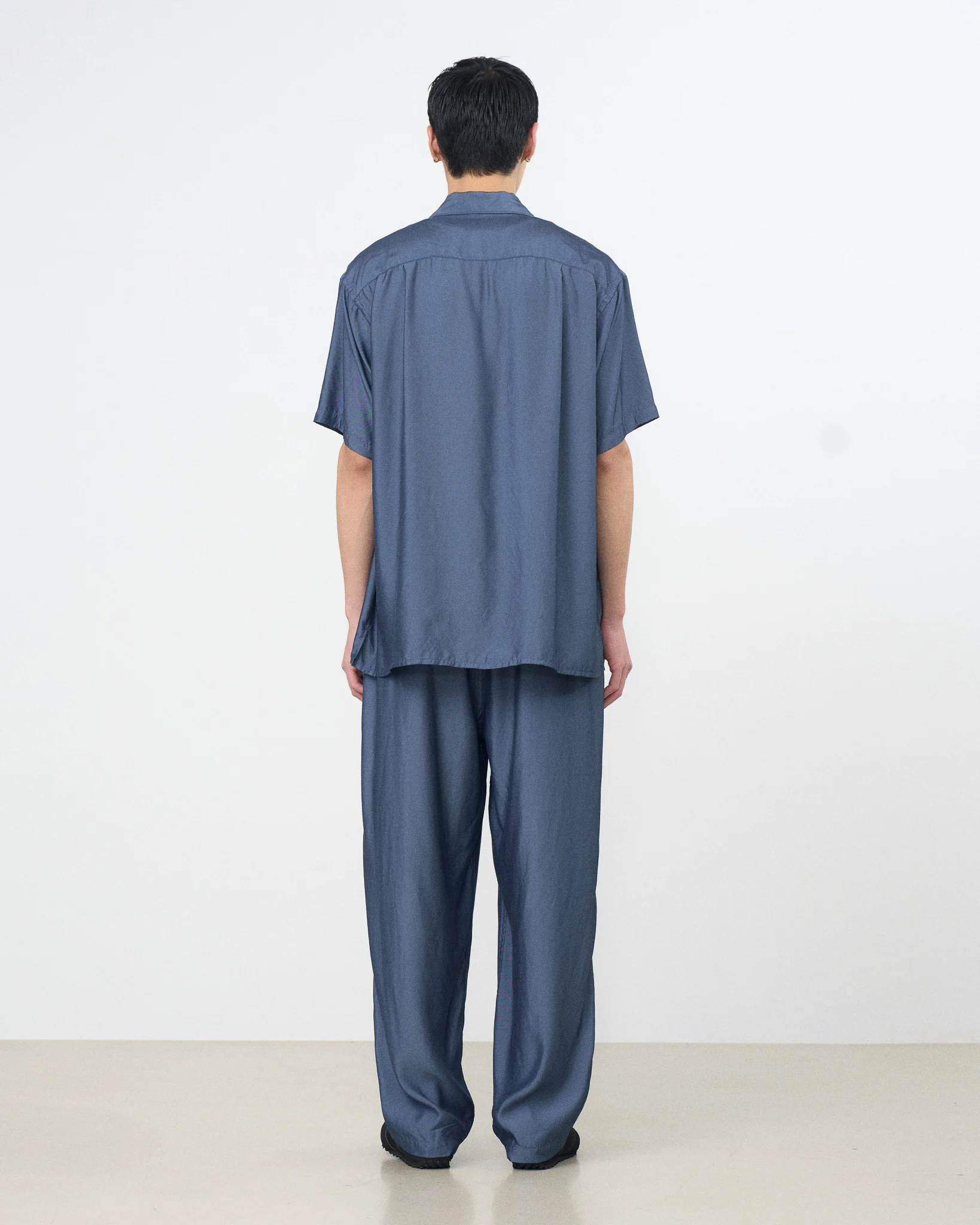 Cupro Polyester Washable Twill  Easy Pants - Image 8