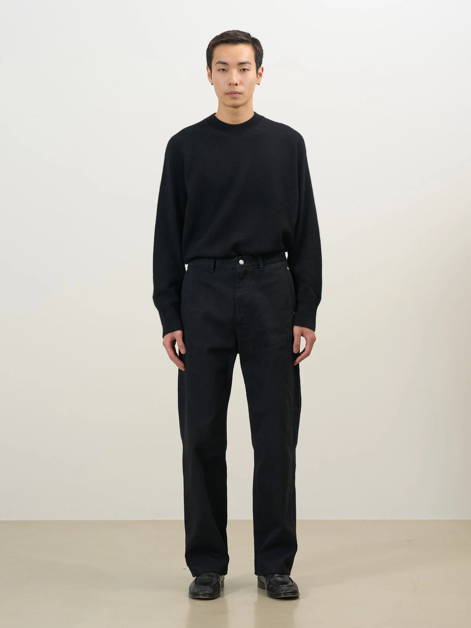 Exclusive Denim Wide Straight Pants - Image 6