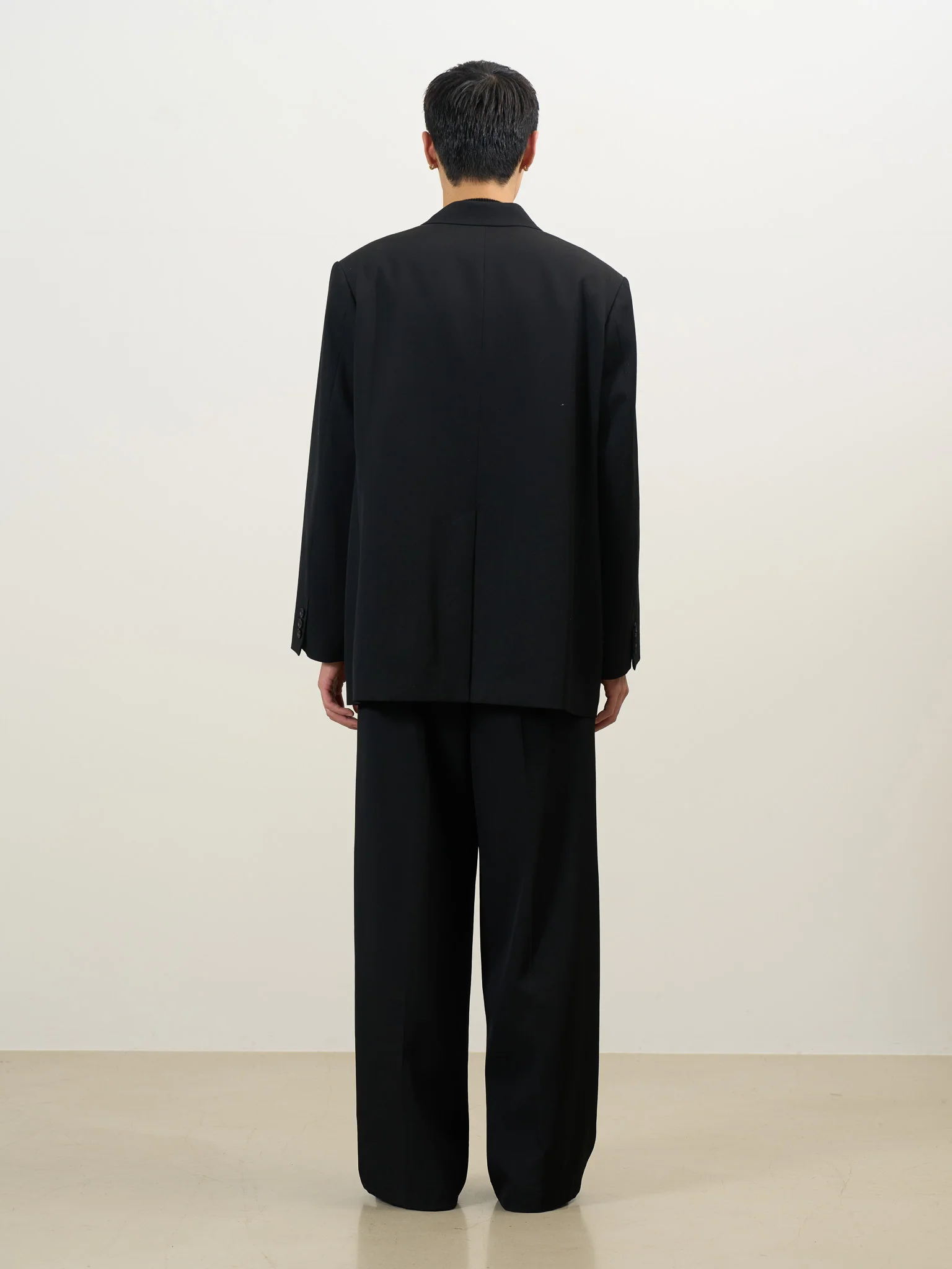 2/60 Wool Gabardine  Double Breasted Blazer - Image 6