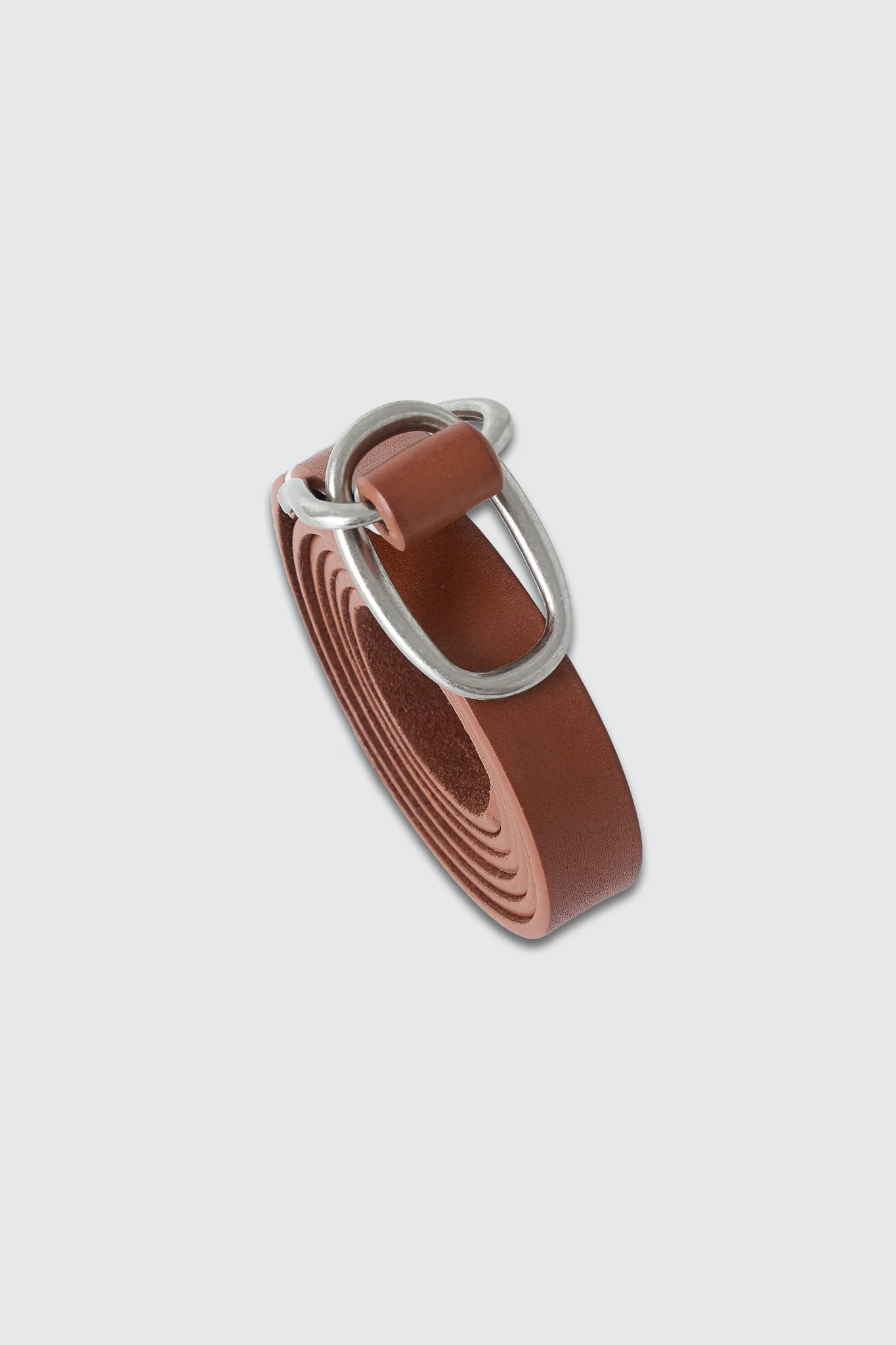 Double Buckle Leather Belt - Image 12