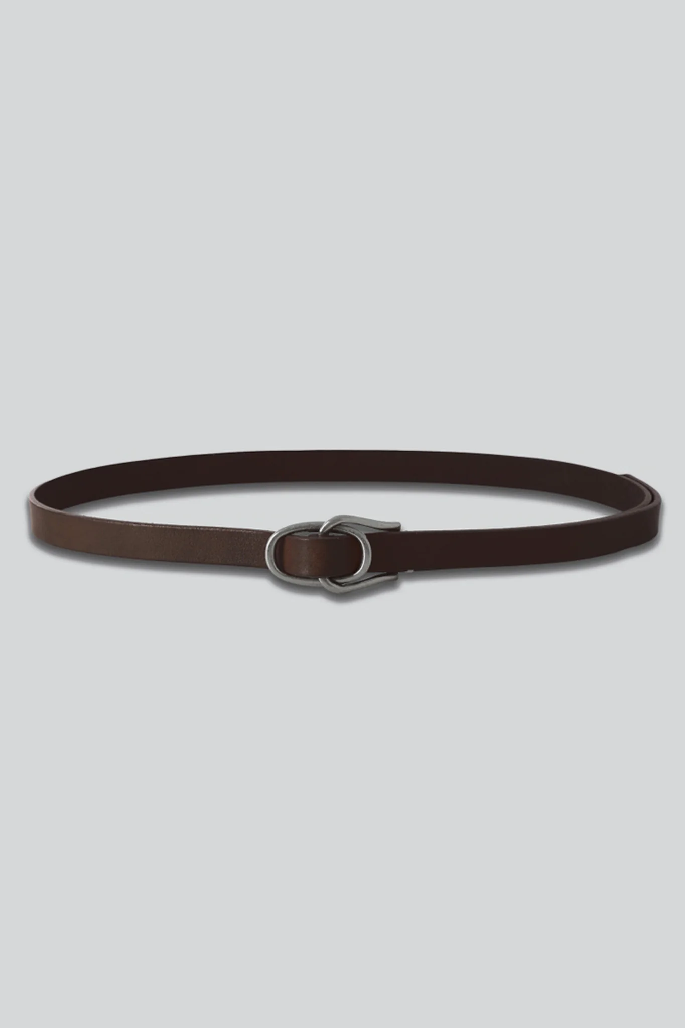 Double Buckle Leather Belt - Image 5