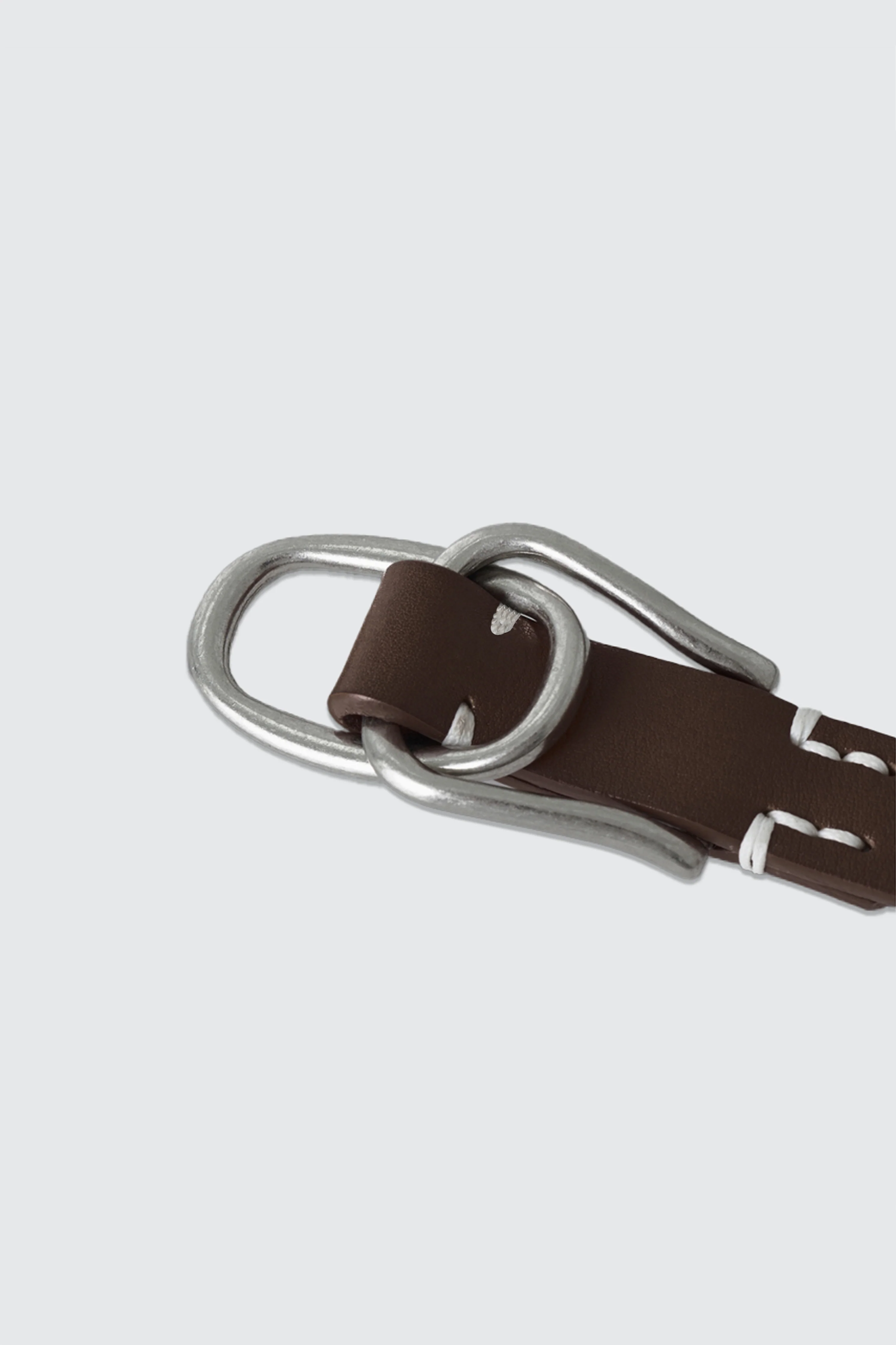 Double Buckle Leather Belt - Image 6