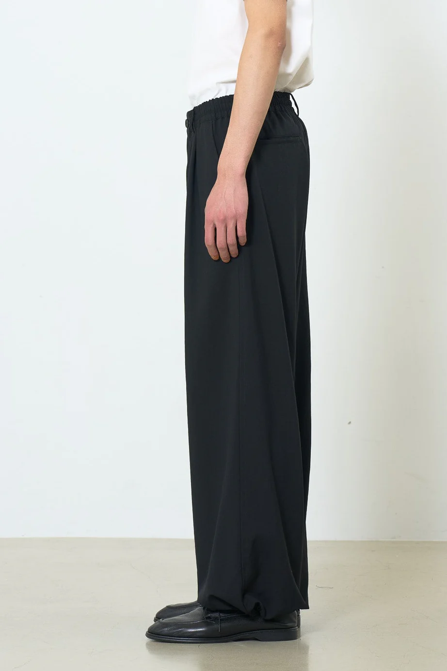 Exclusive Wool Washer Tropical 2pleated Easy Wide Trousers - Image 3