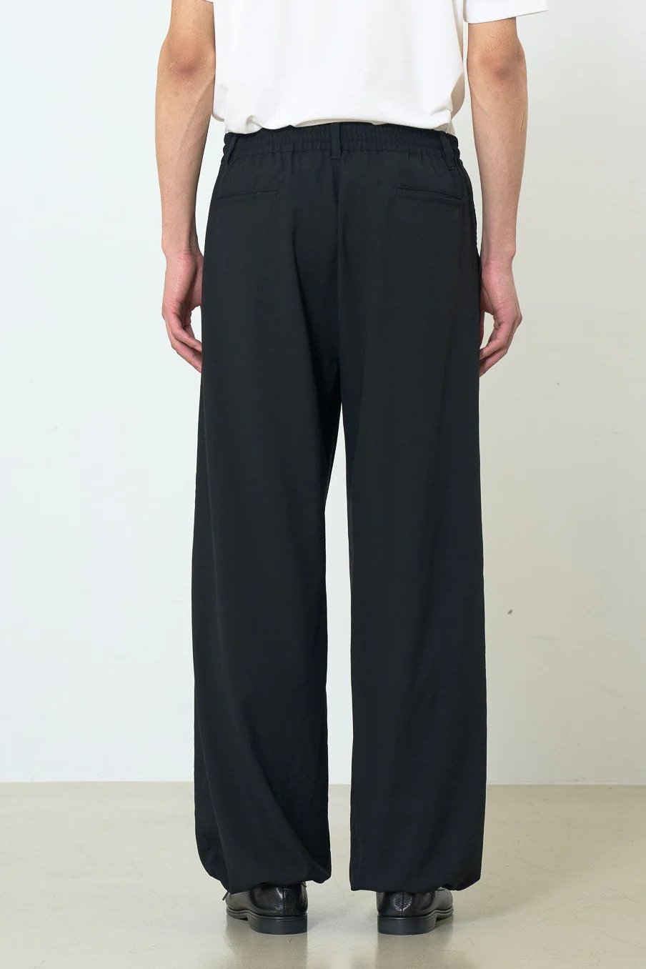 Exclusive Wool Washer Tropical 2pleated Easy Wide Trousers - Image 4