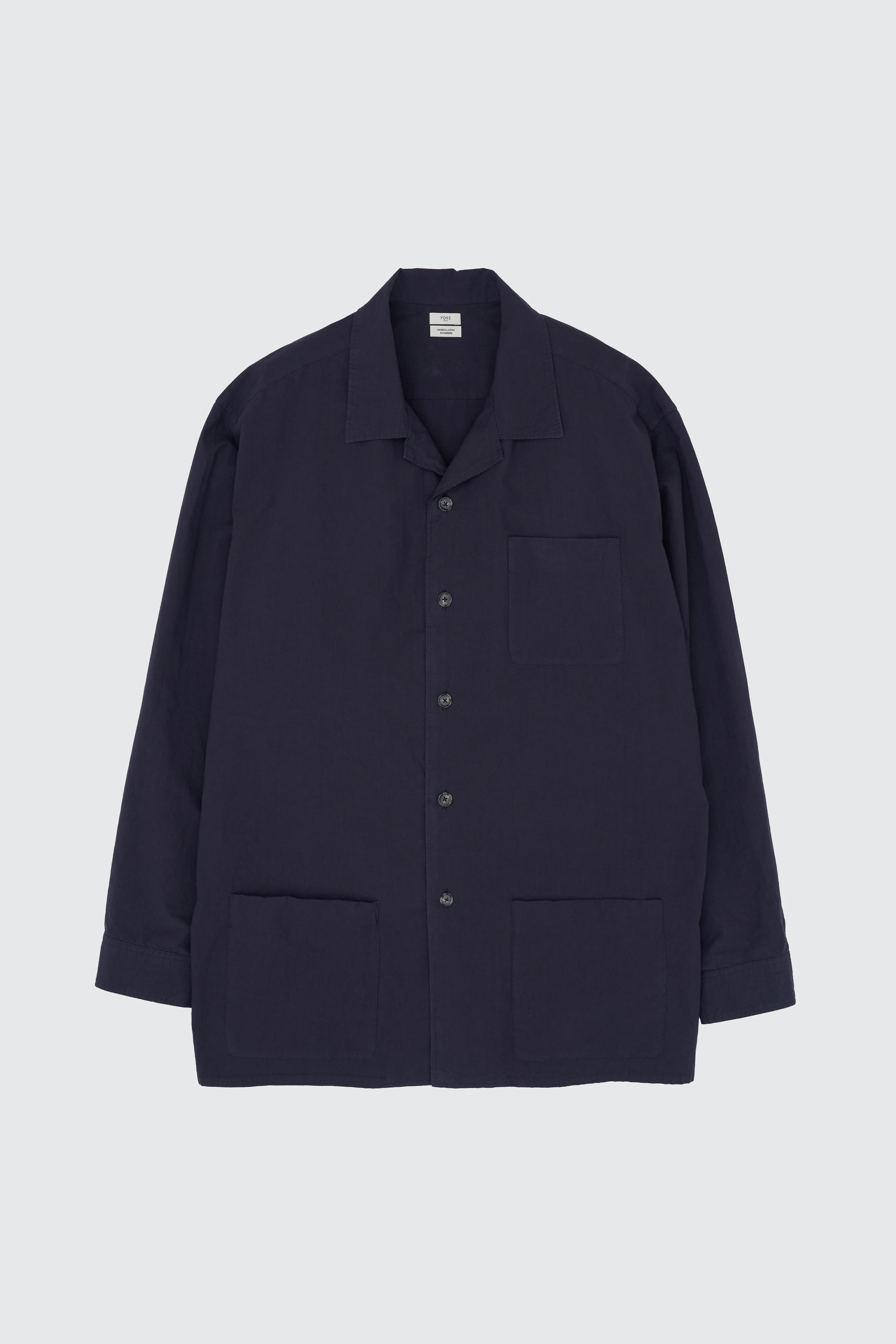 Cotton Typewriter Garment-dyed Shirt Jacket - Image 10