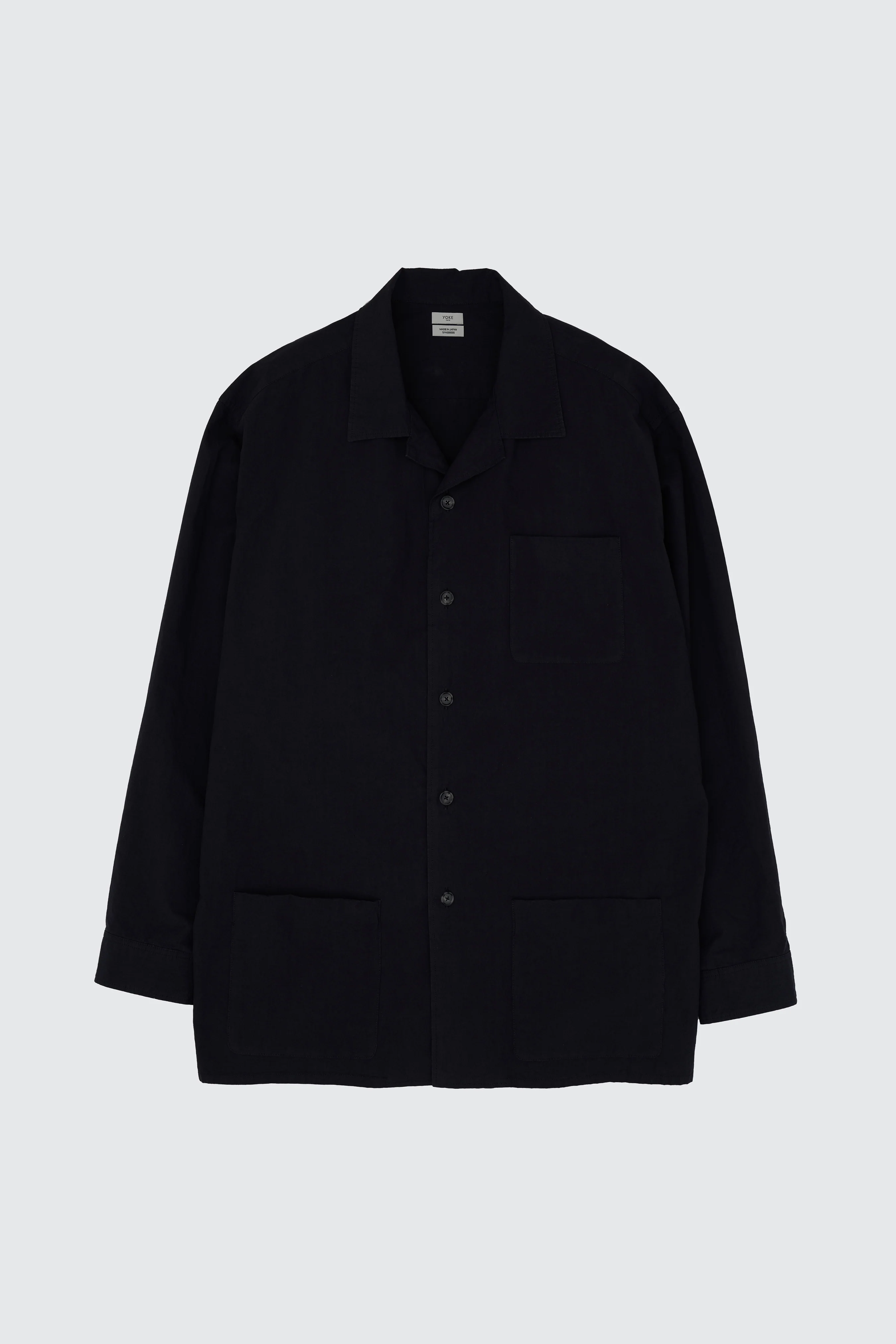 Cotton Typewriter Garment-dyed Shirt Jacket - Image 5