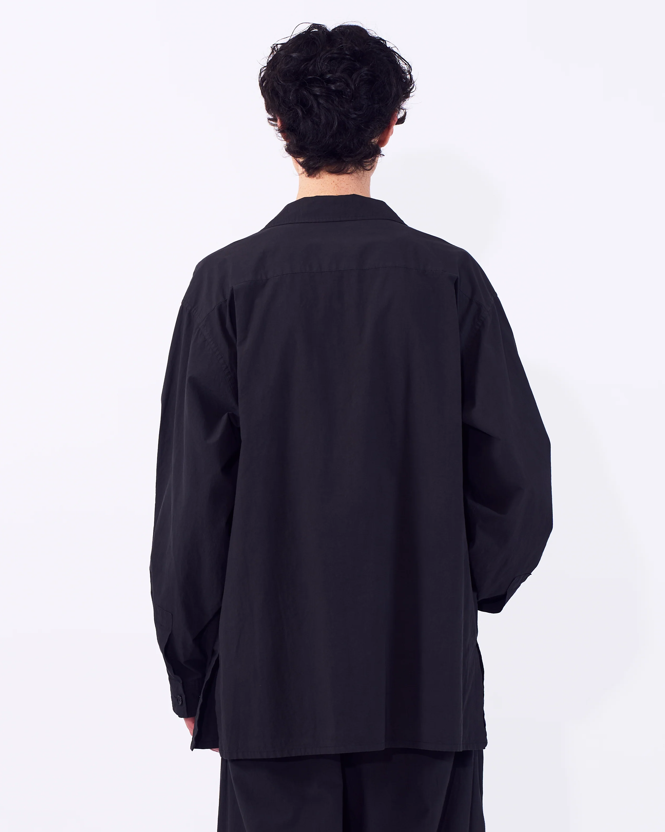 Cotton Typewriter Garment-dyed Shirt Jacket - Image 8