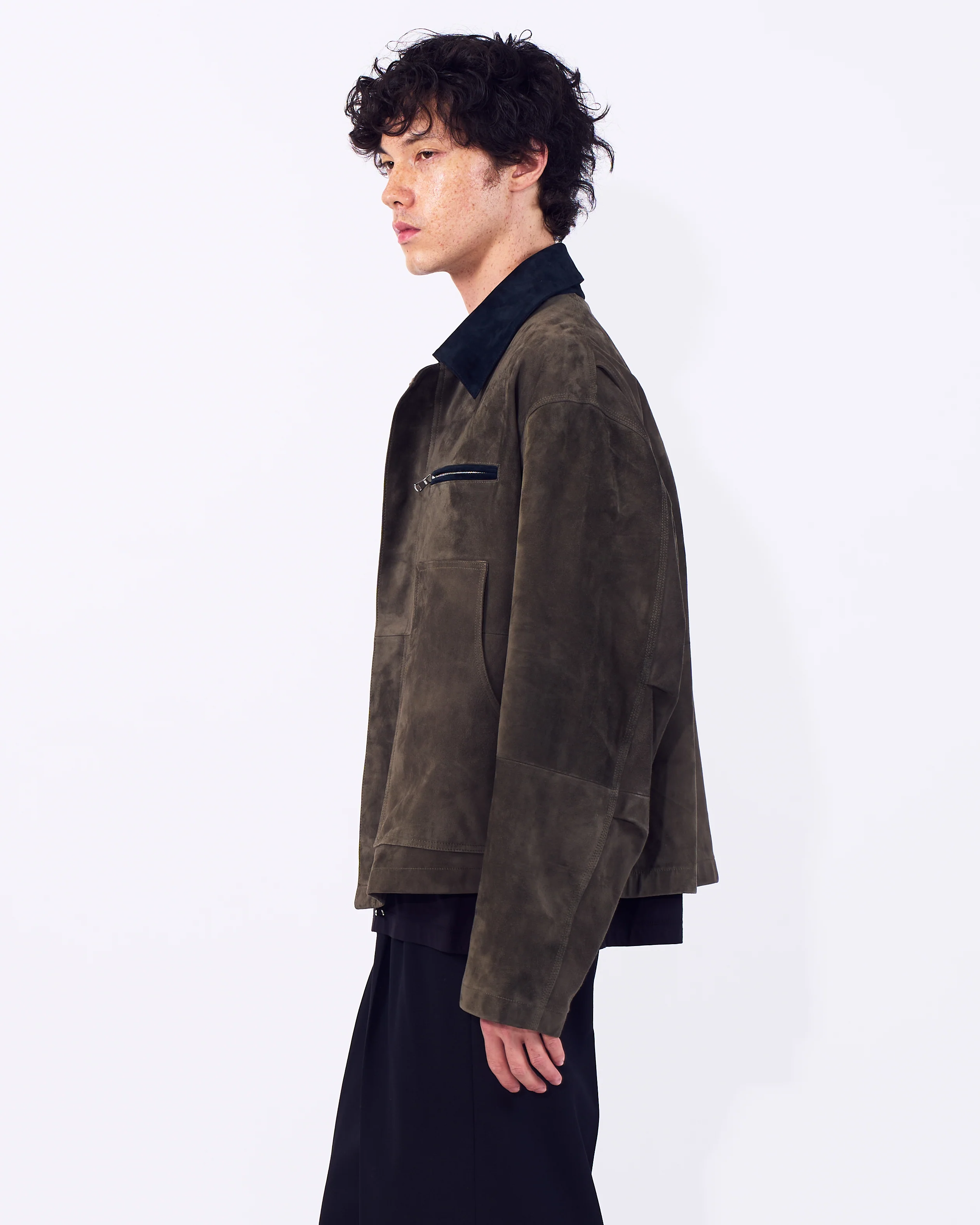 Goat Suede Work Jacket - Image 7