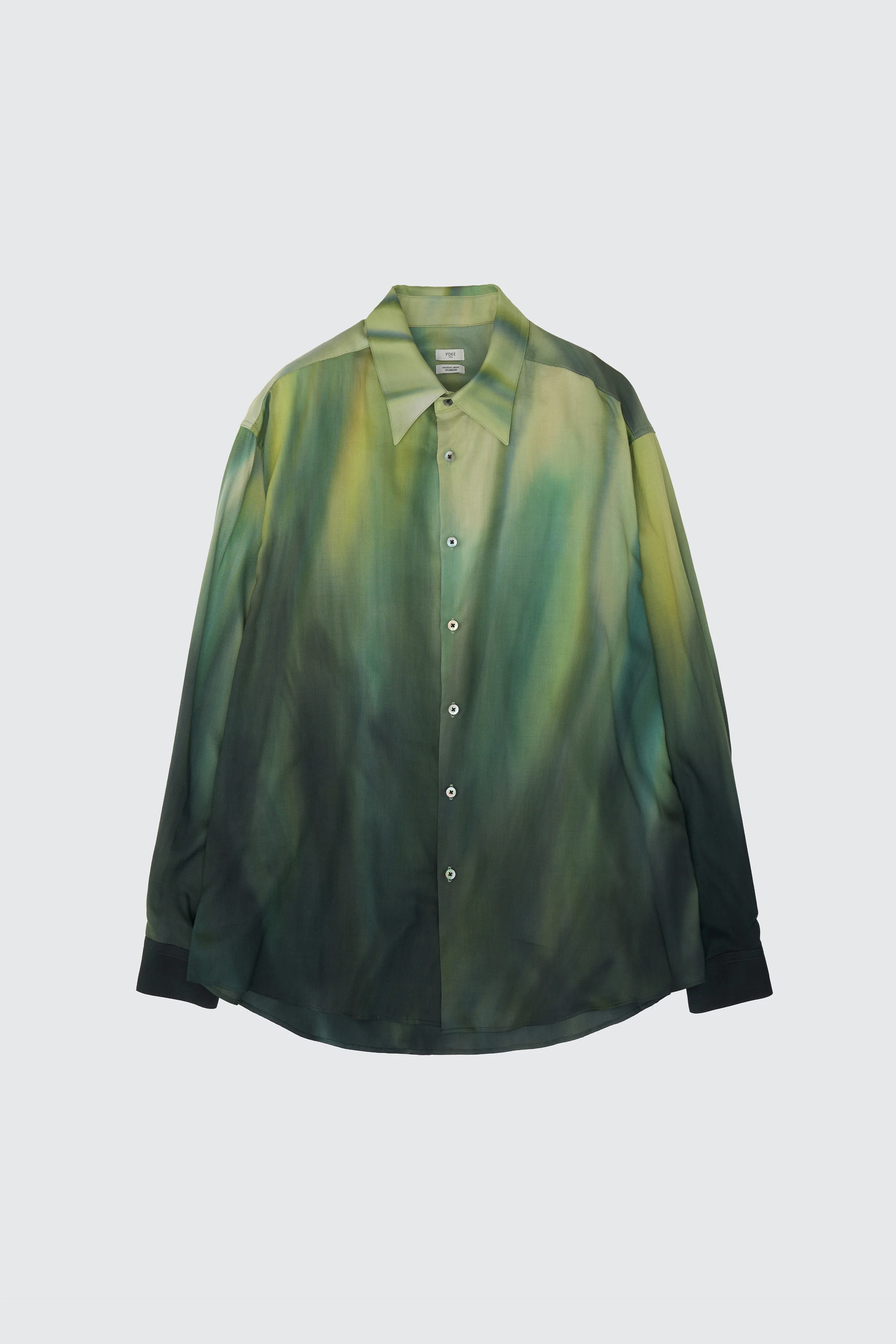 Cotton Rayon Silk Lawn Hand Painted Loose Fit Shirt - Image 7