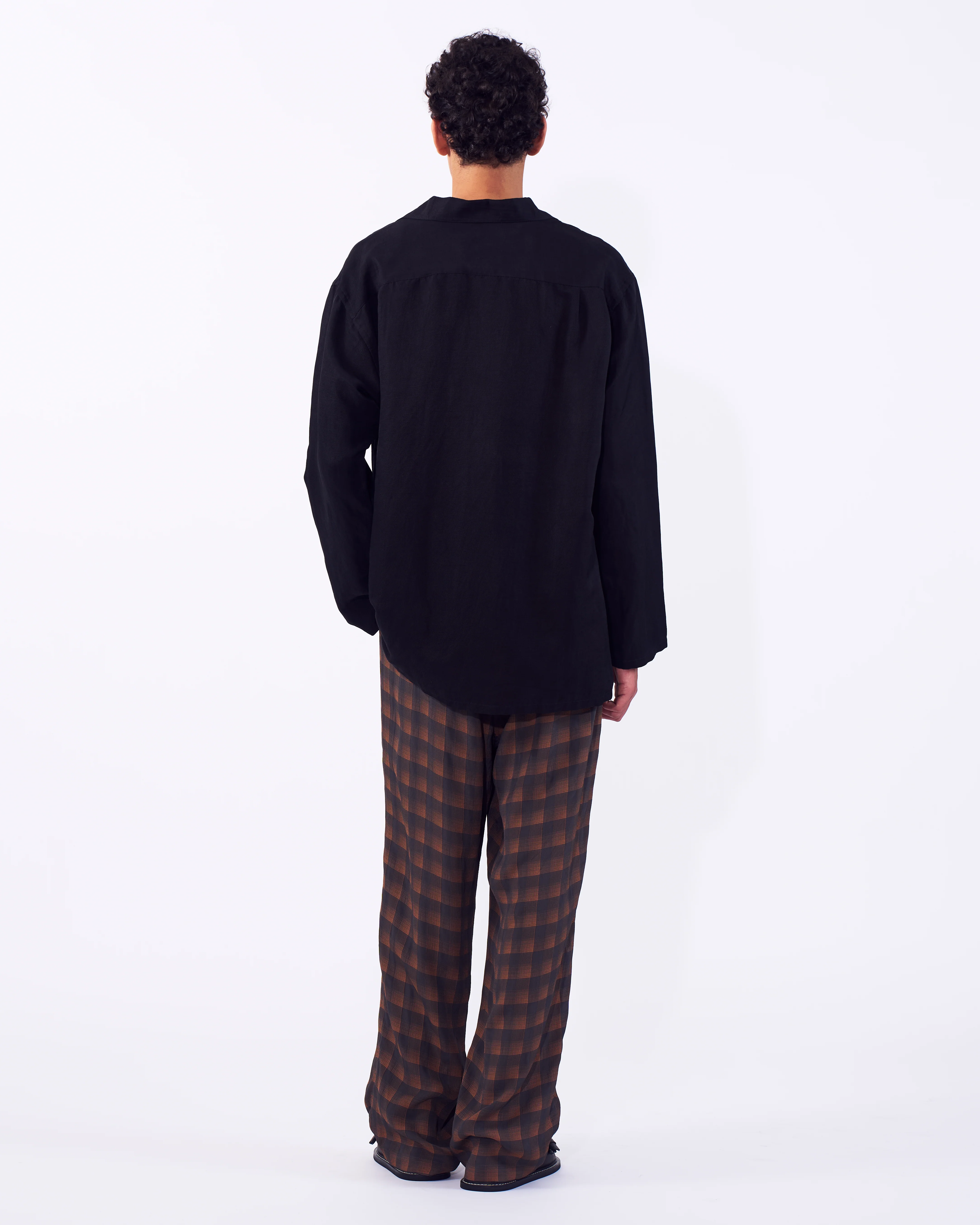 Linen Silk Kersey Skipper Shirt - Image 10