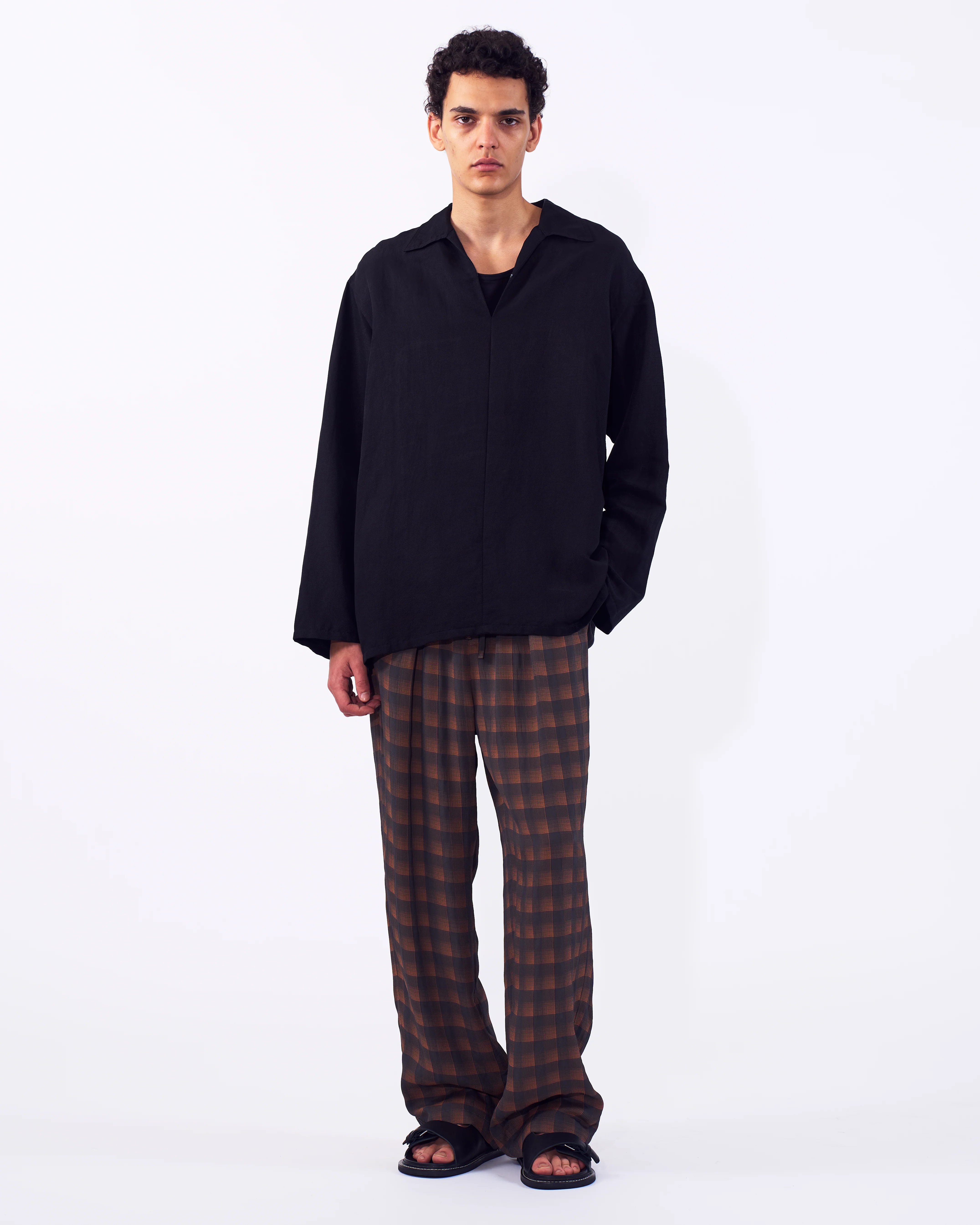 Linen Silk Kersey Skipper Shirt - Image 8