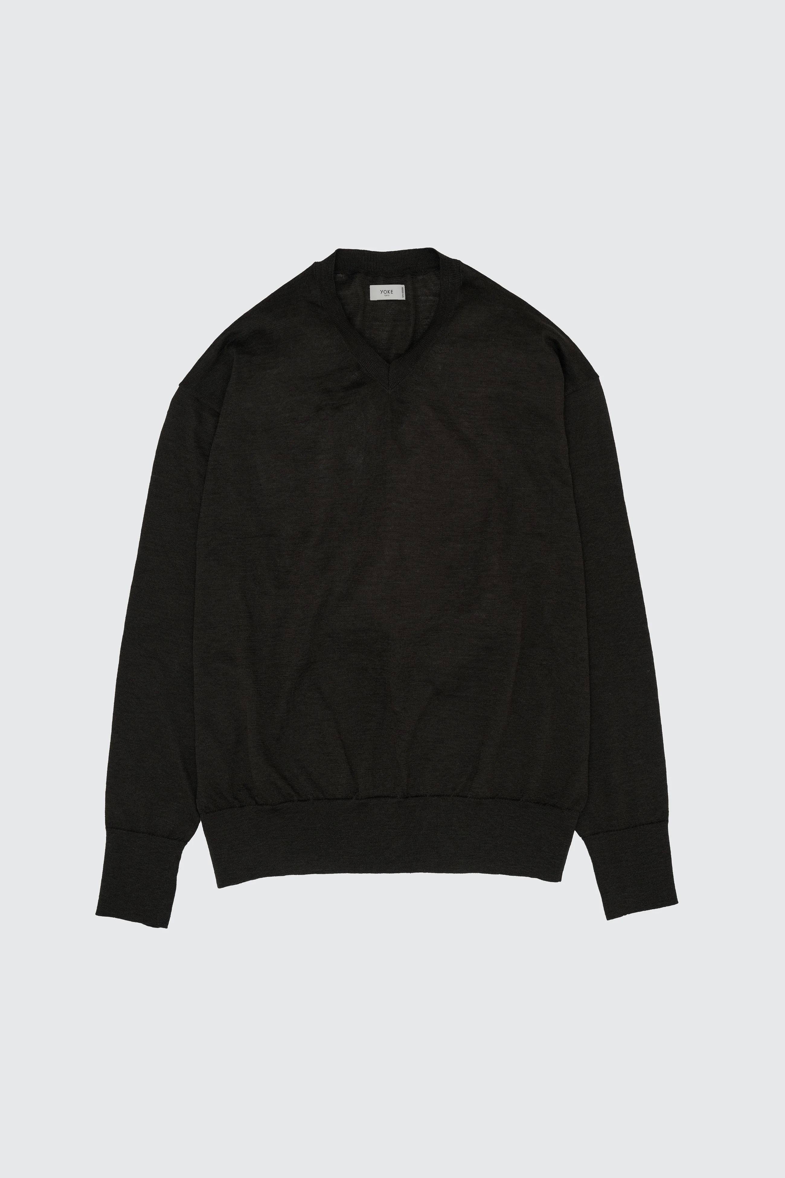 Ramie Wool V-neck Sweater - Image 5