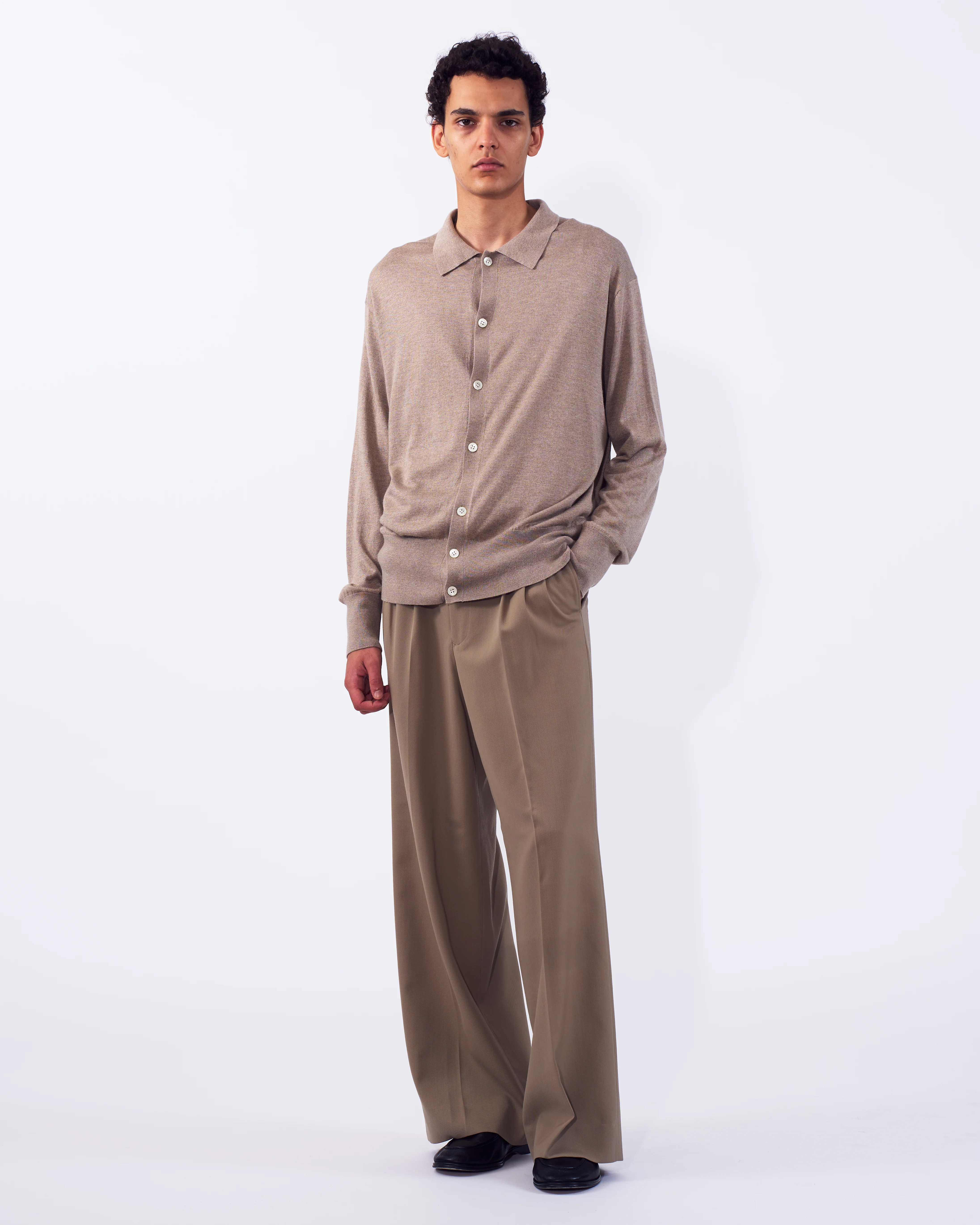 Silk Cashmere Knit Shirt - Image 5