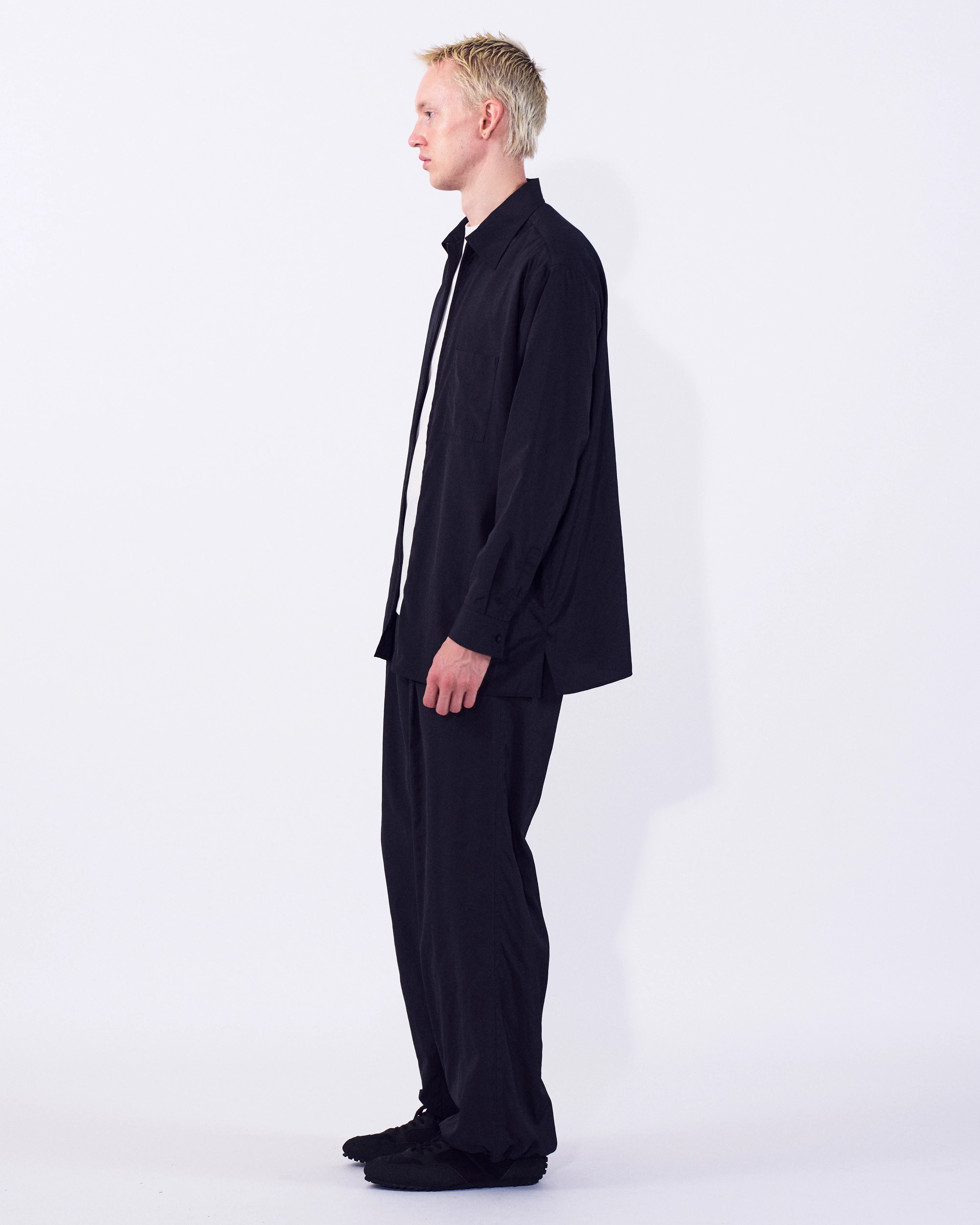 Silk Nylon 2Pleated Easy Pants - Image 11