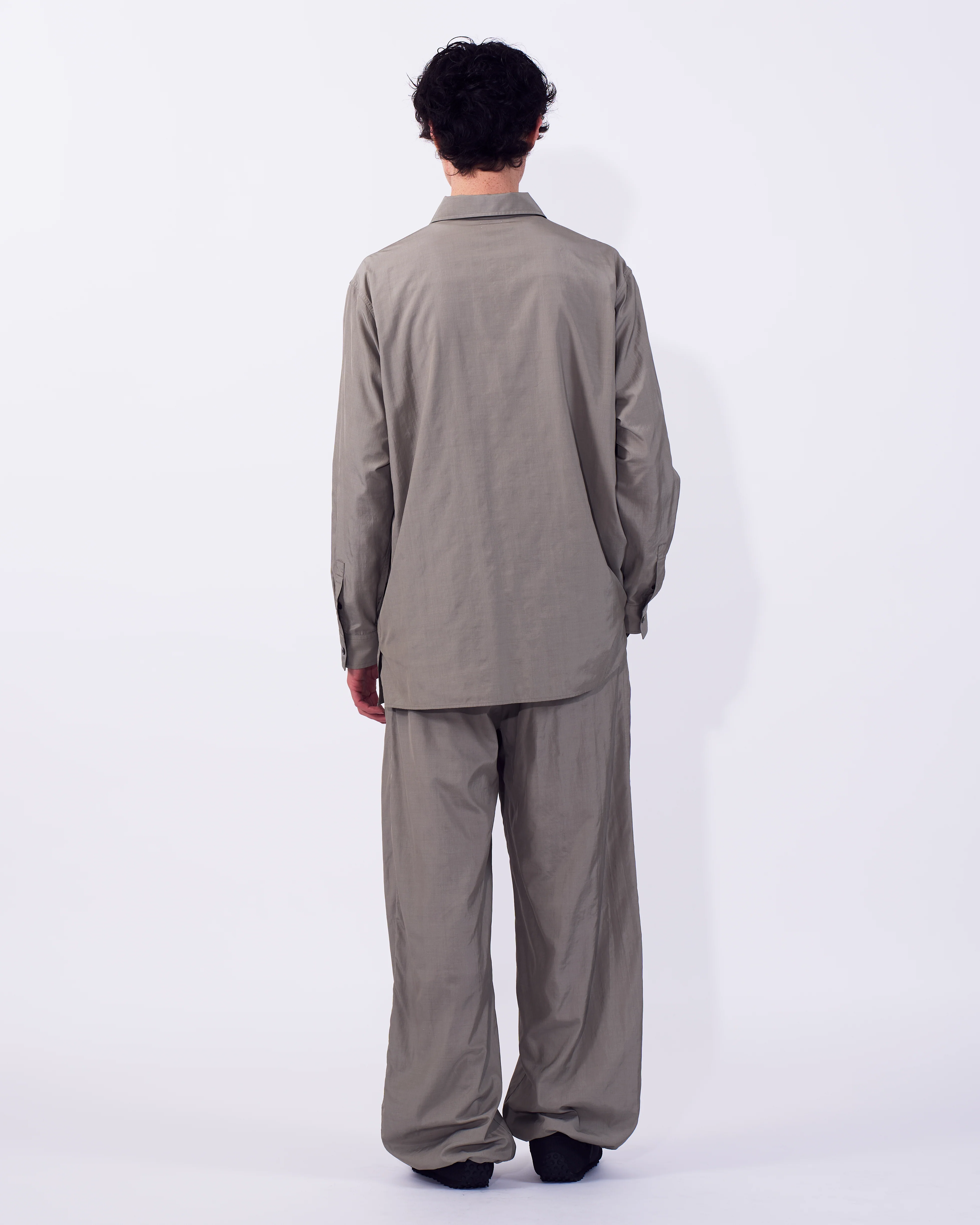 Silk Nylon 2Pleated Easy Pants - Image 4