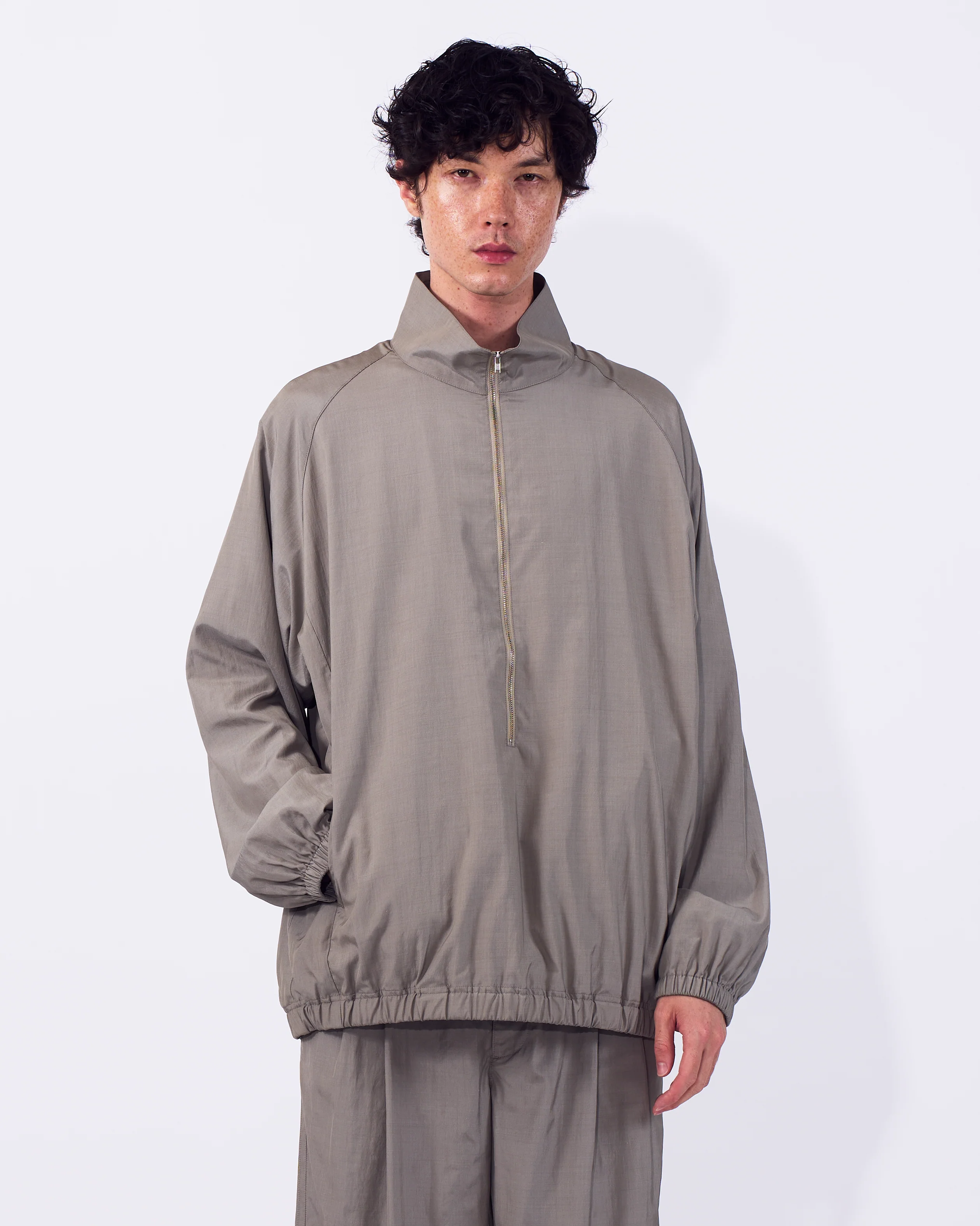 Silk Nylon 3/4 Zip Pullover - Image 11