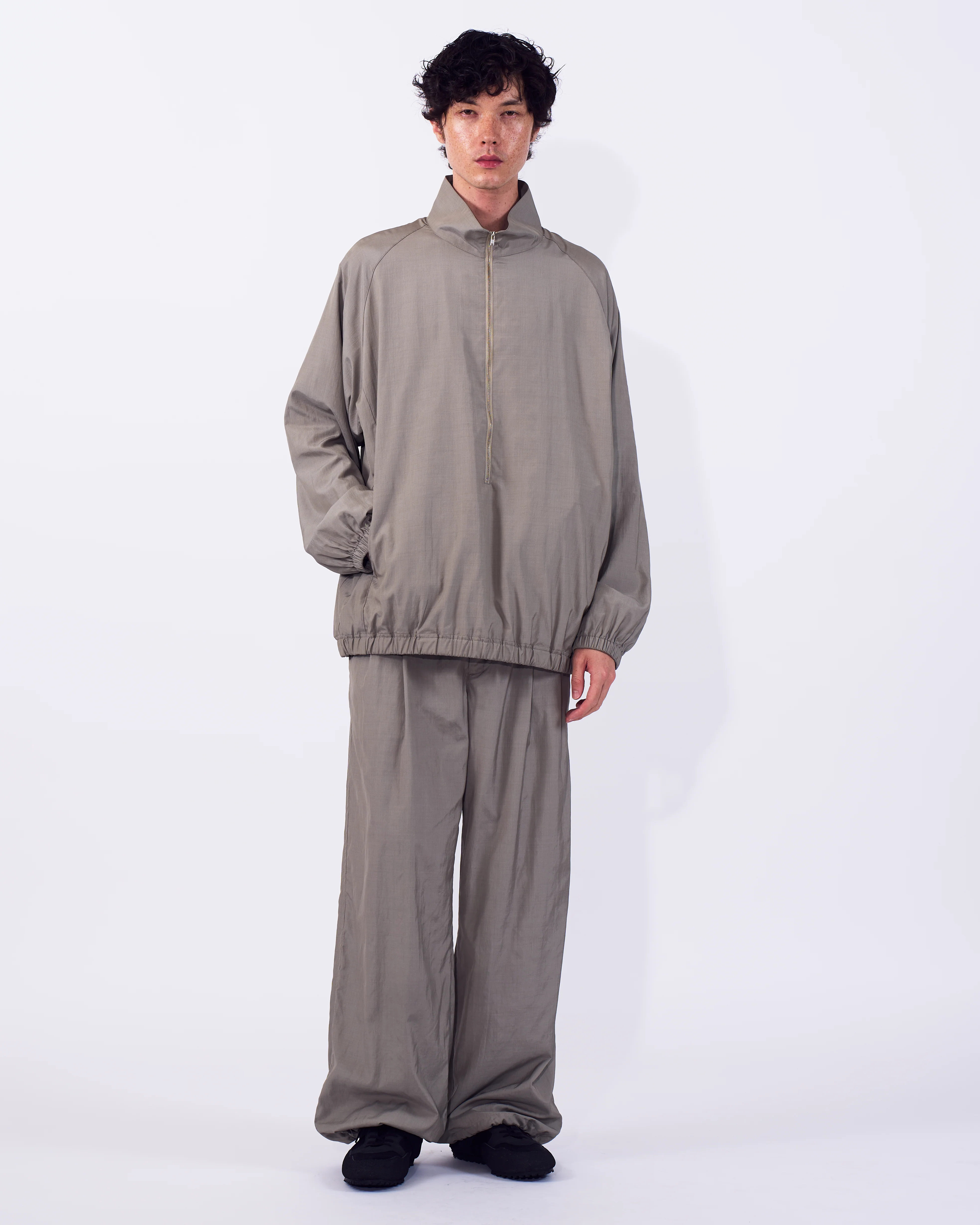 Silk Nylon 3/4 Zip Pullover - Image 13