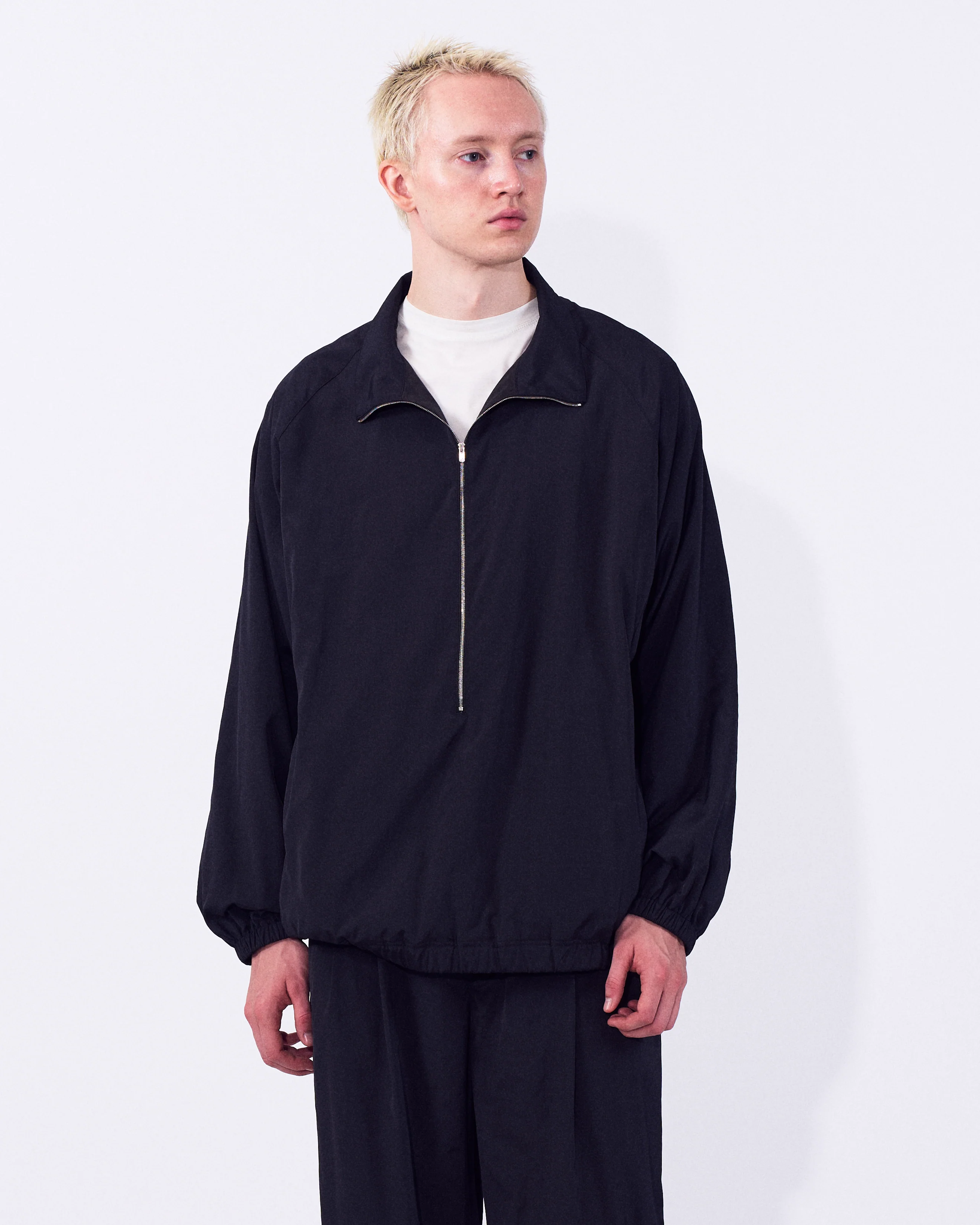 Silk Nylon 3/4 Zip Pullover - Image 6