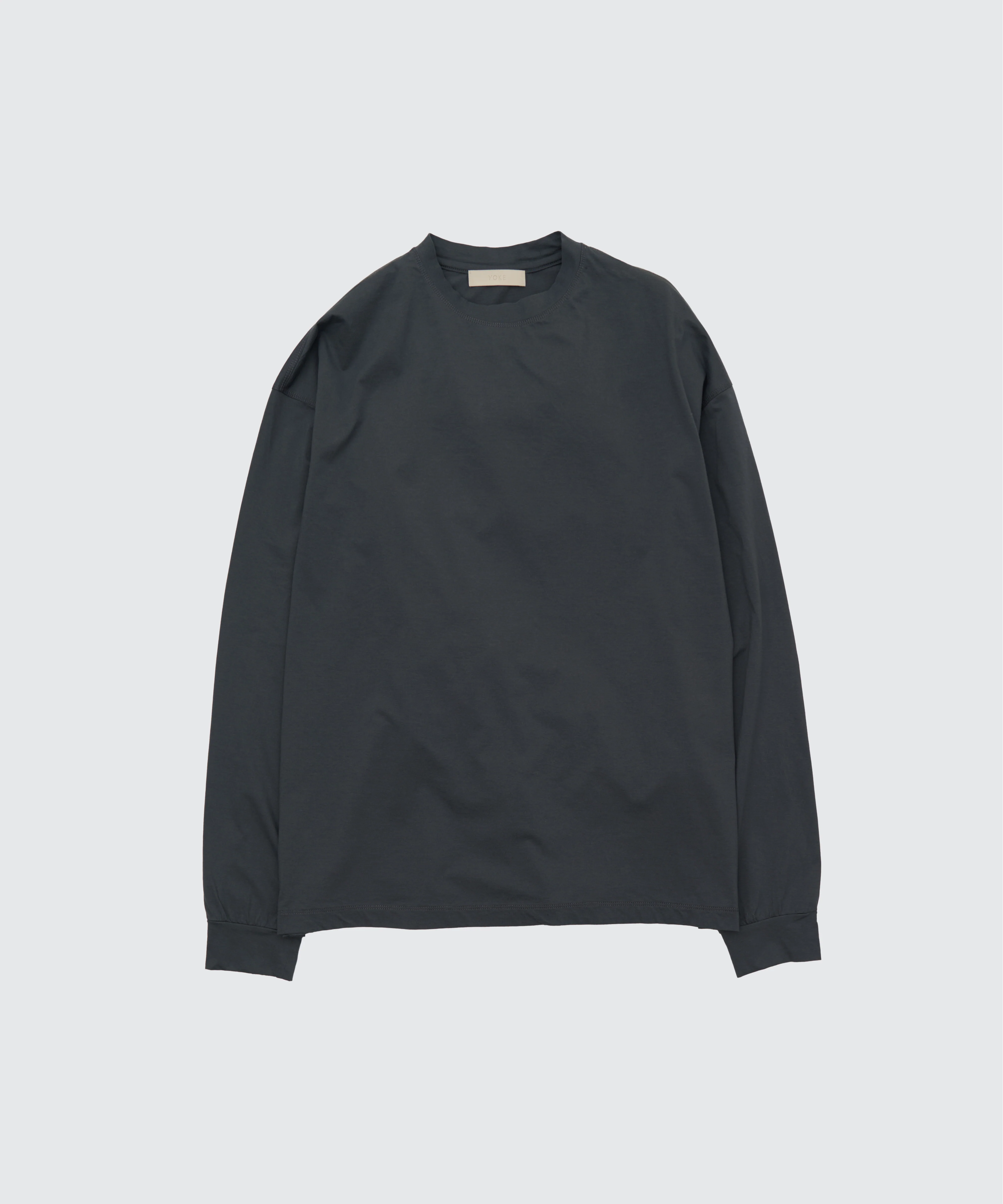 Suvin Cotton Yoke T-Shirt Long Sleeves - Image 6
