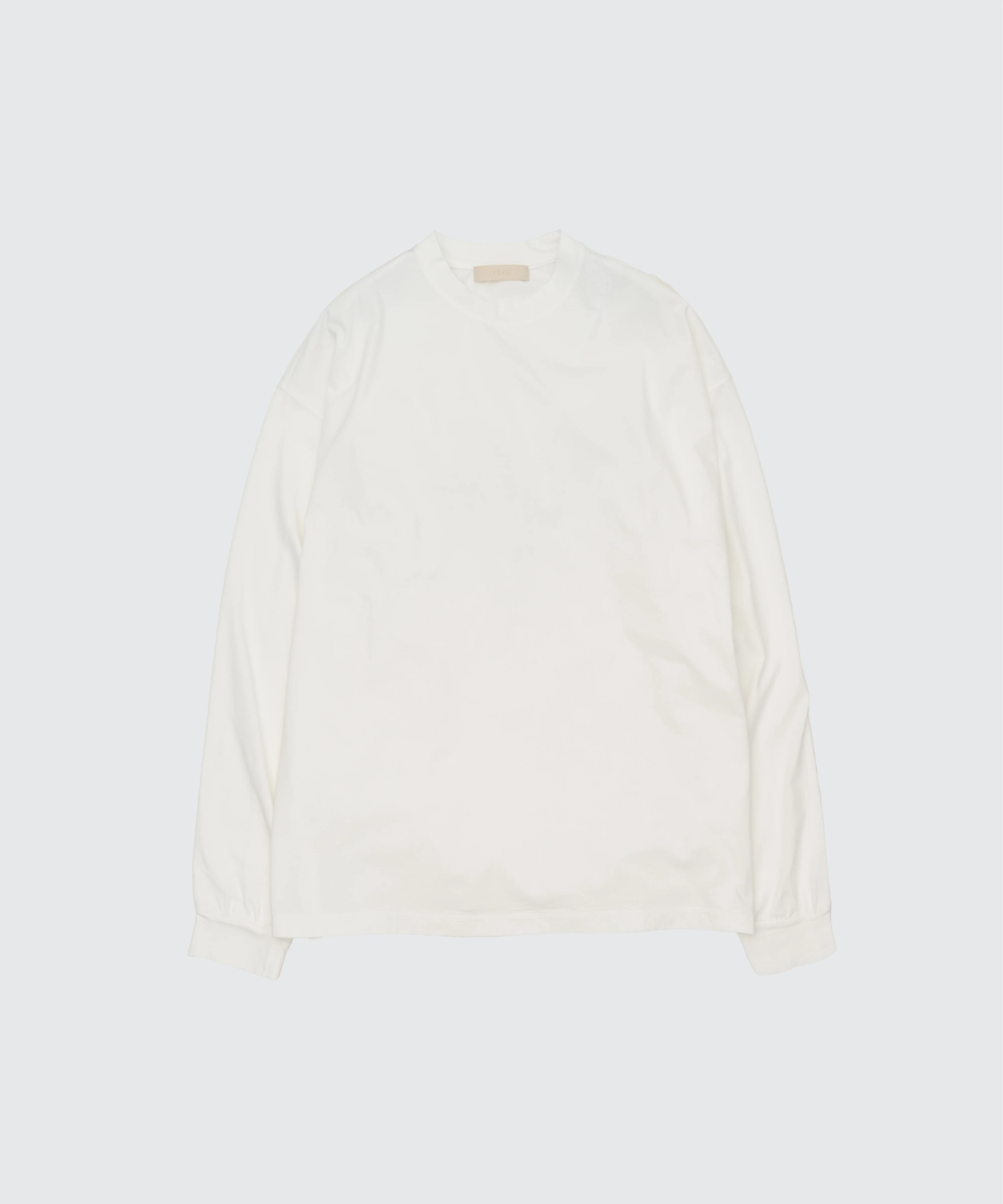 Suvin Cotton Yoke T-Shirt Long Sleeves - Image 7