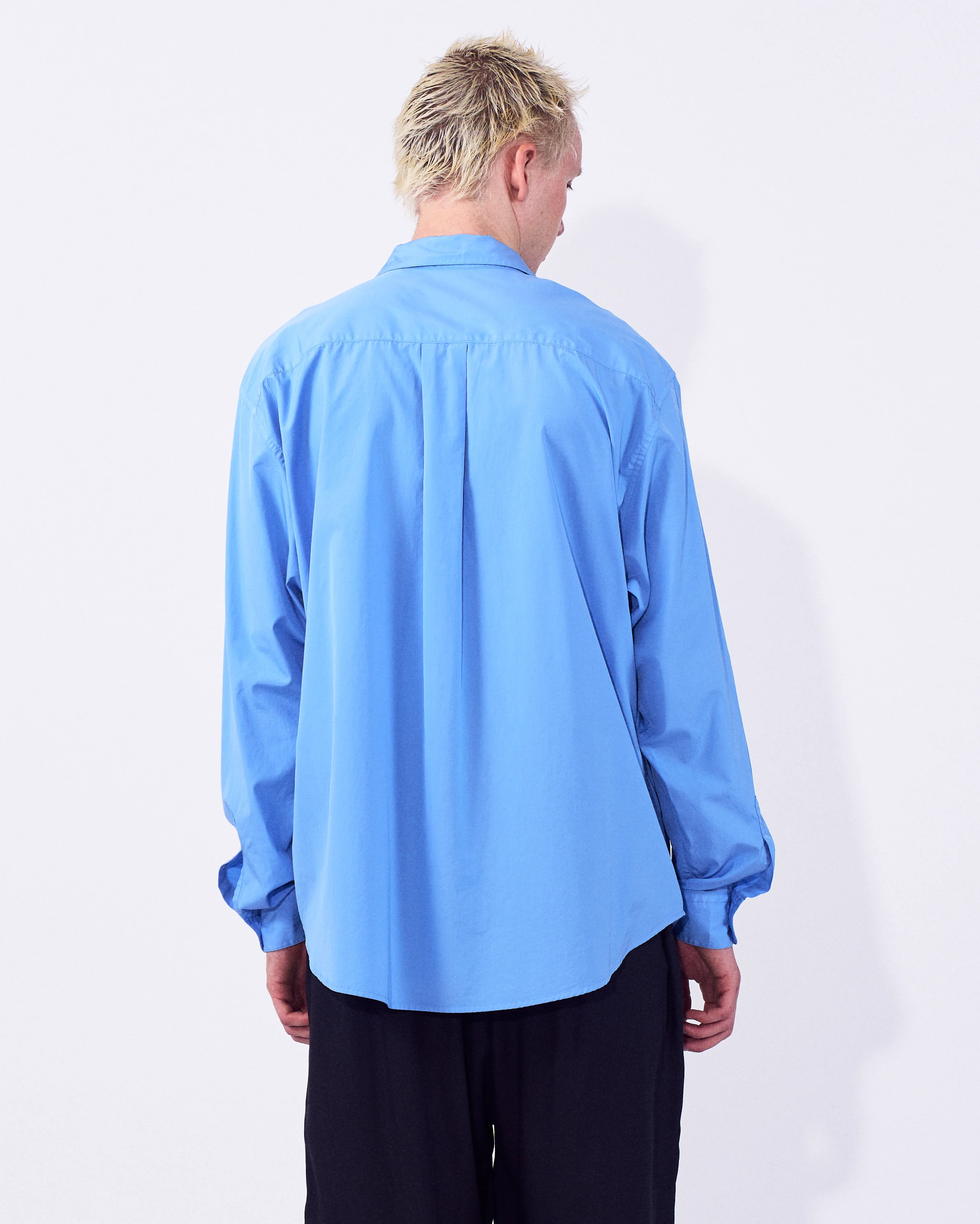 Suvin Gold Cotton Poplin Loose Fit Shirt - Image 7