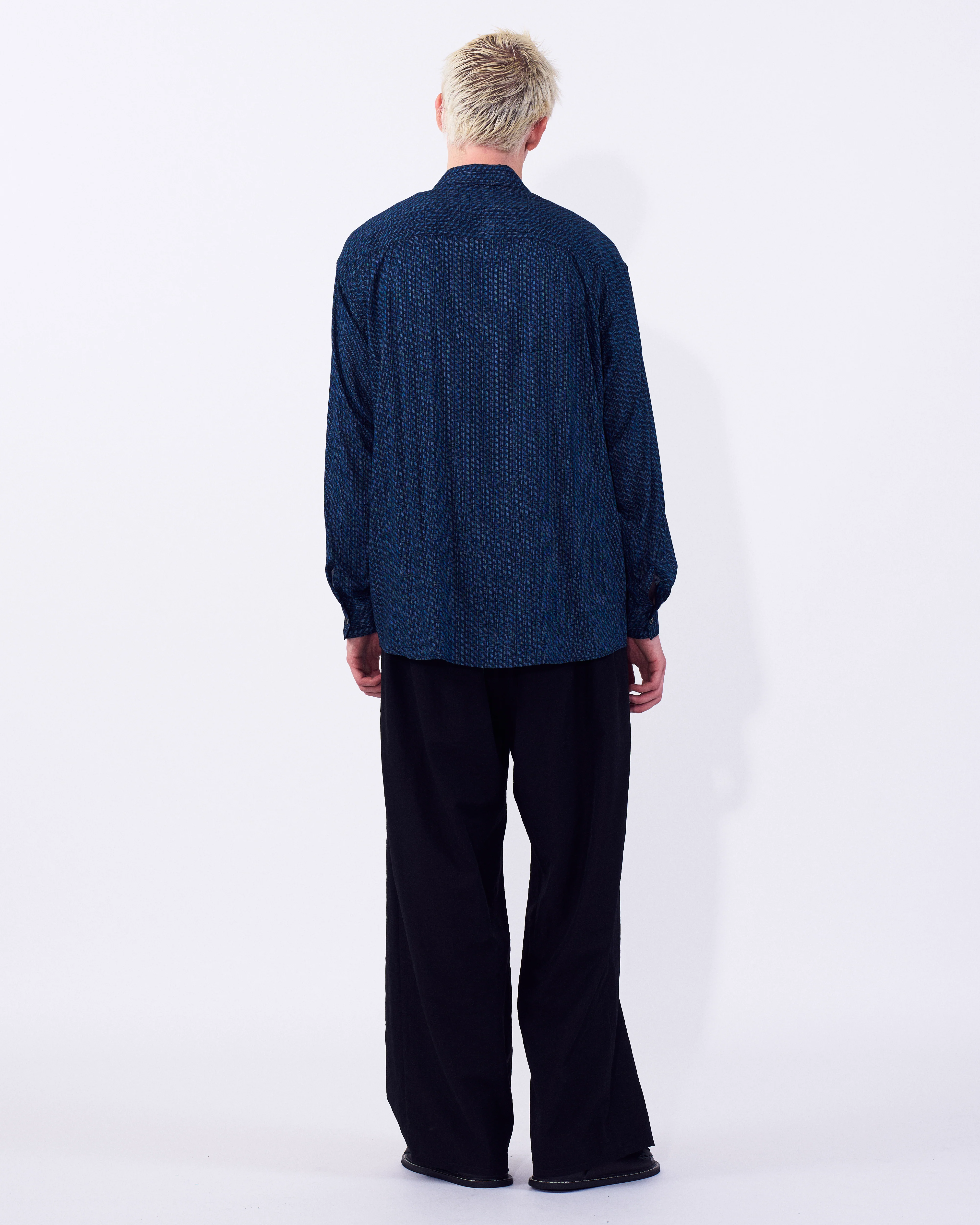 Vintage Pattern Printed Rayon Shirt - Image 10