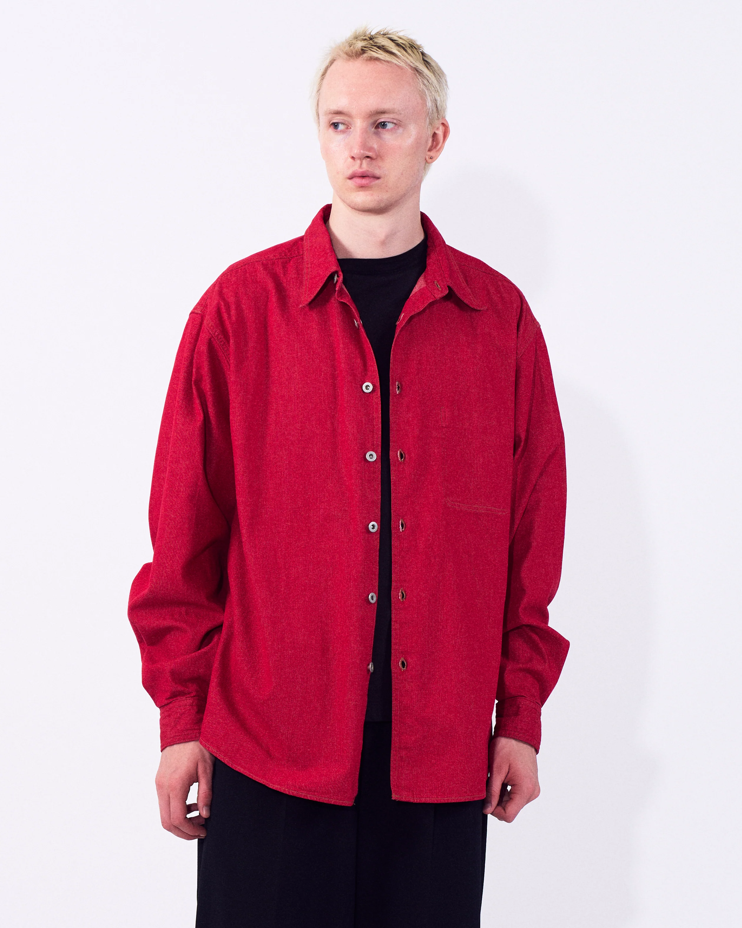 Vintage Washed Denim Shirt - Image 2