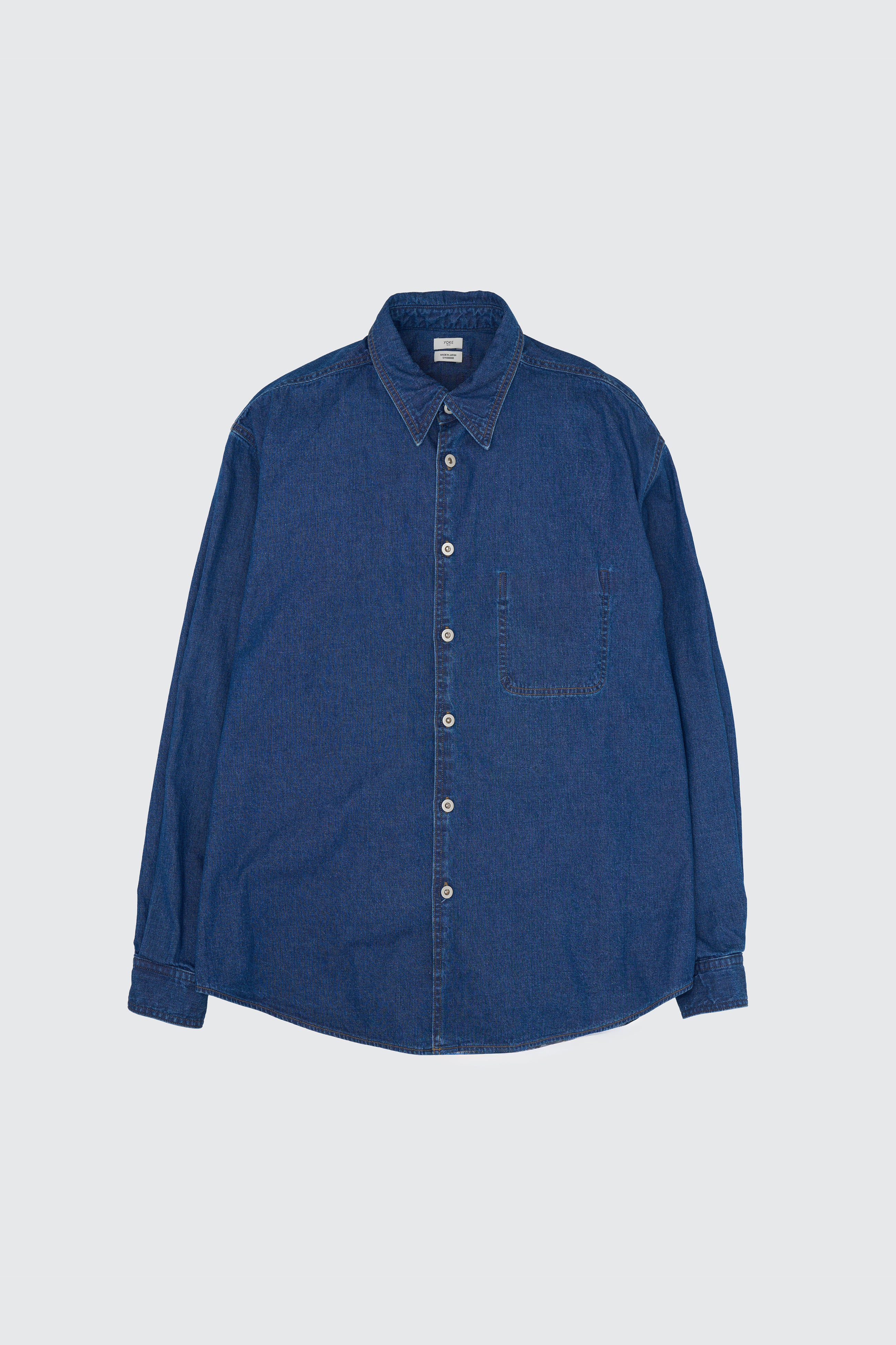 Vintage Washed Denim Shirt - Image 5